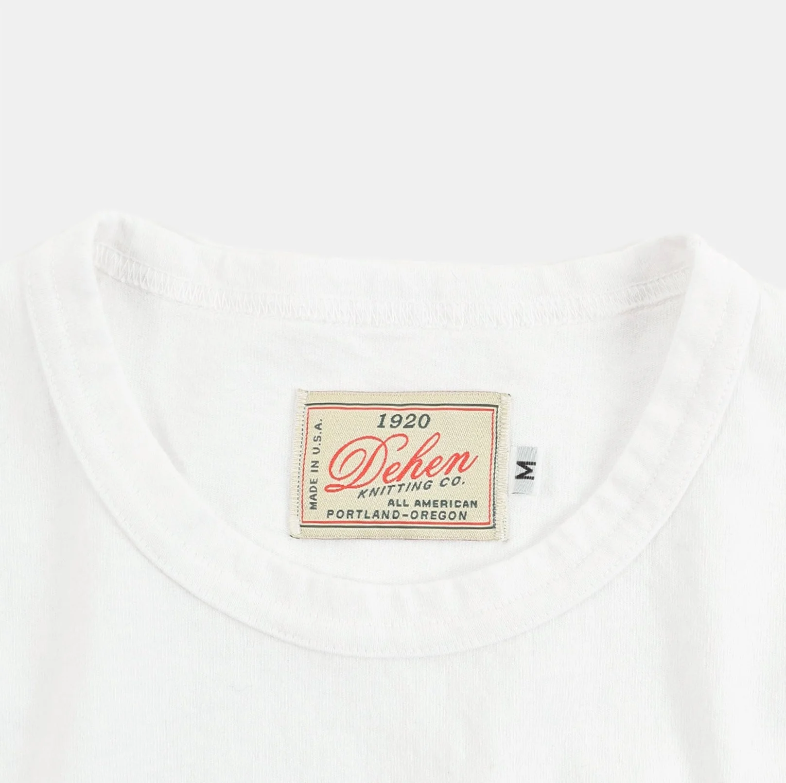 DE-TS01P-WHT - Dehen 1920 Heavy Duty Pocket T-Shirt - White - Image 4