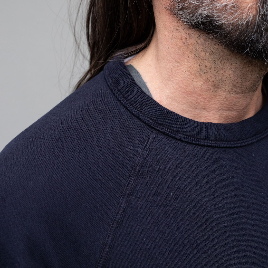 DE-HDC01-NAV - Dehen 1920 Heavy Duty Crew Sweatshirt - Navy - Image 3