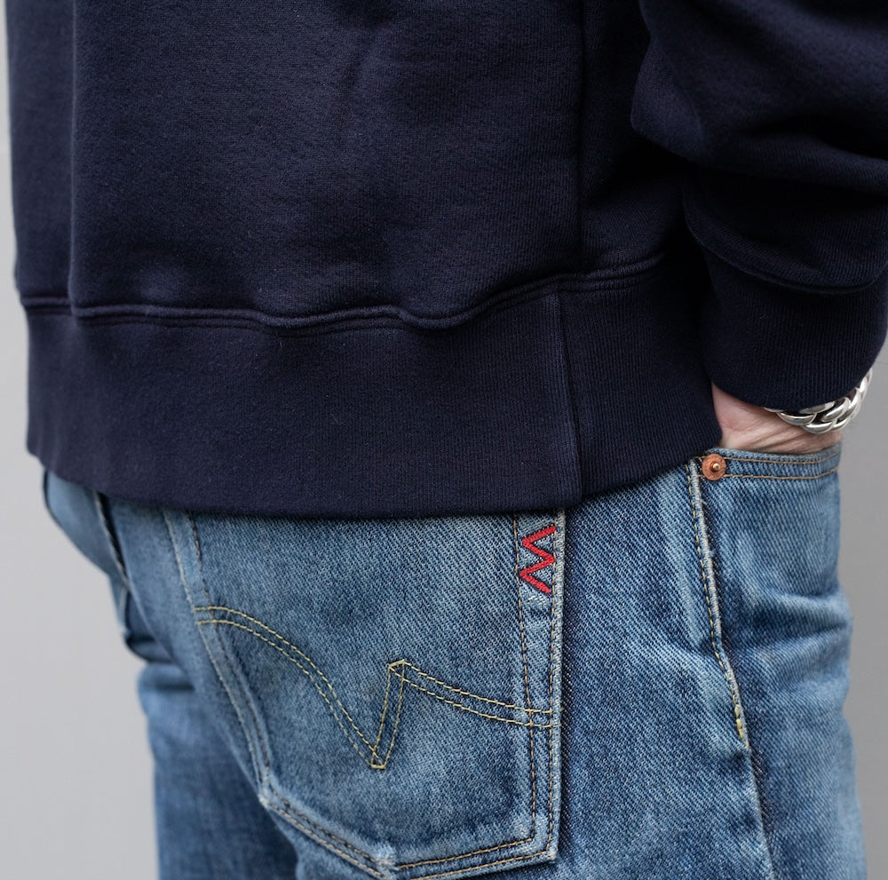 DE-HDC01-NAV - Dehen 1920 Heavy Duty Crew Sweatshirt - Navy - Image 4