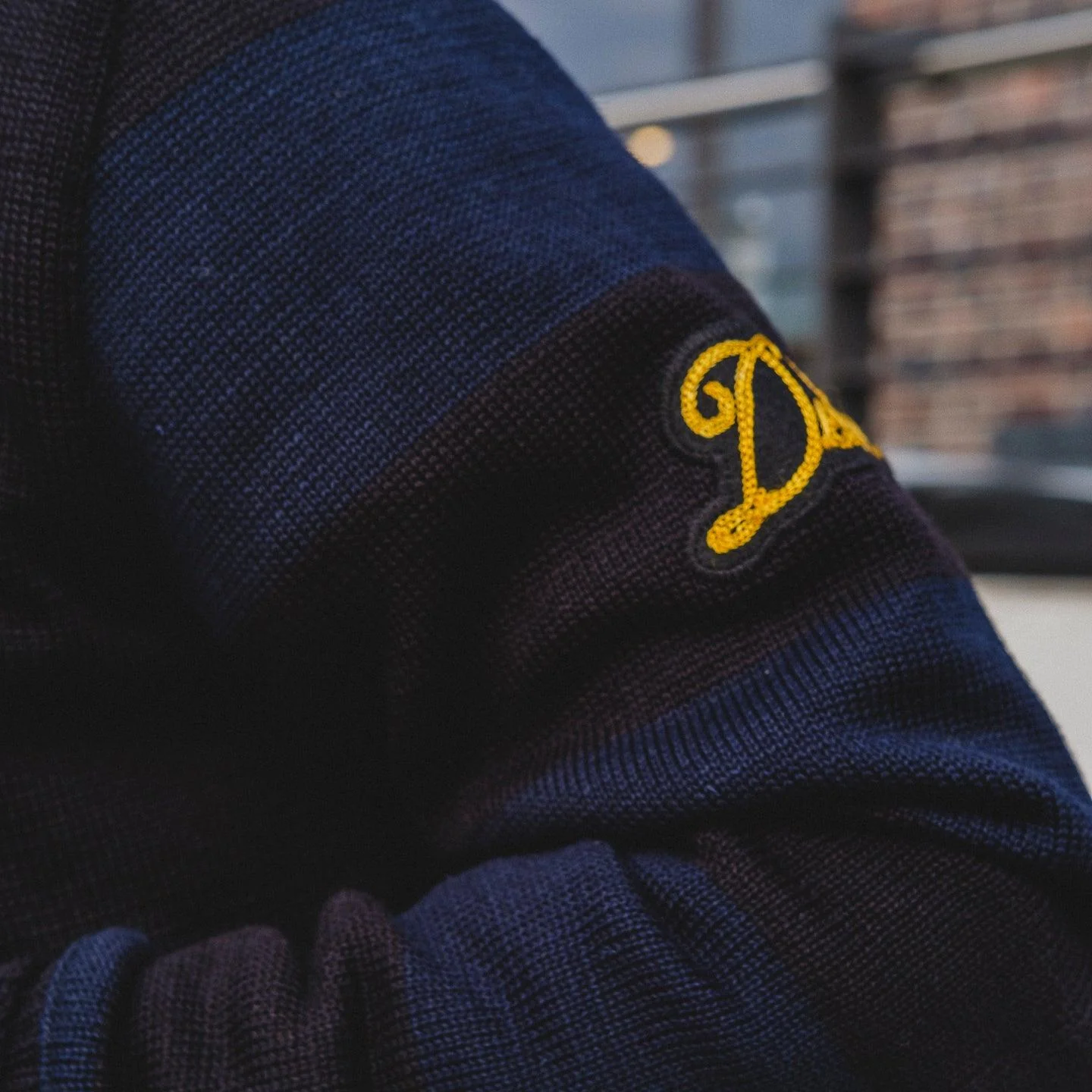 DE-IHH-CUSTOM-BLK - Dehen 1920 1/4 Zip Moto-Jersey Hamburg - Black/ D.Navy - Image 4