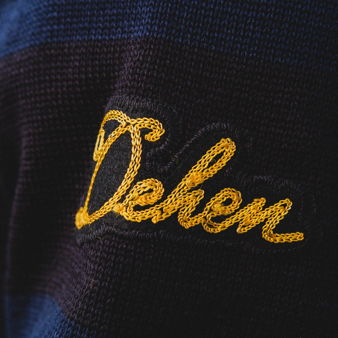 DE-IHH-CUSTOM-BLK - Dehen 1920 1/4 Zip Moto-Jersey Hamburg - Black/ D.Navy - Image 5