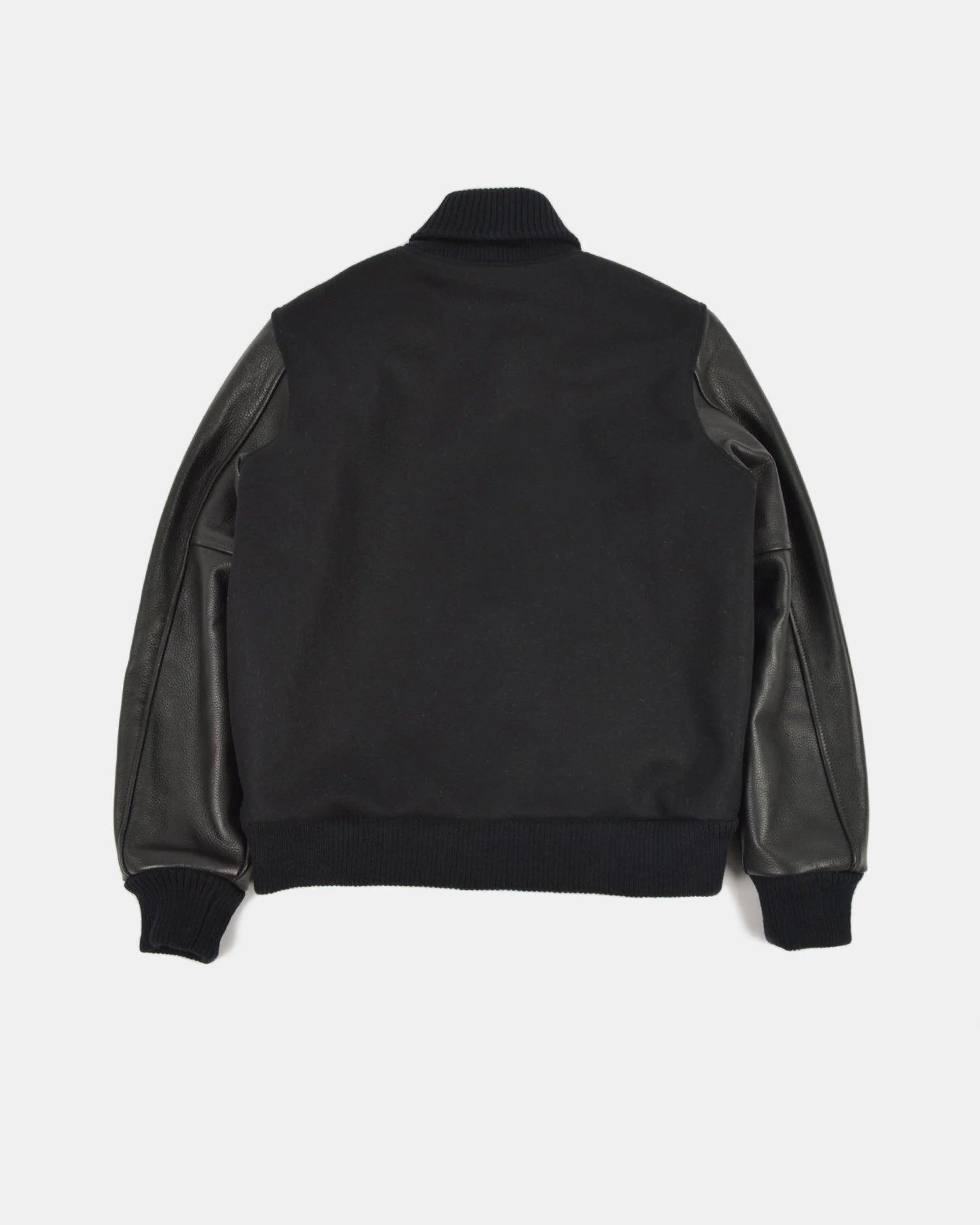 DE-JA0002-BLK - Dehen 1920 Varsity Jacket - Black - Image 5