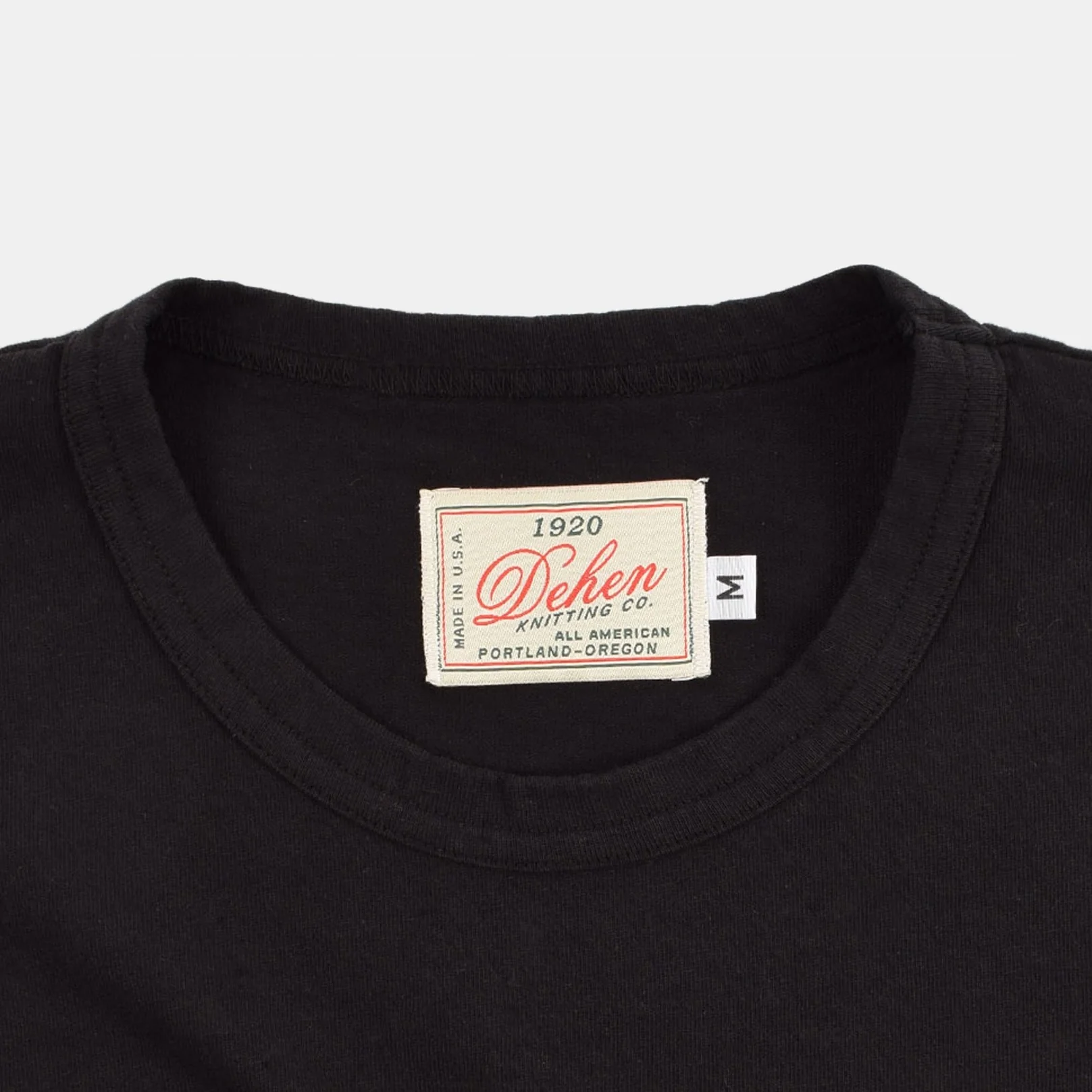 DE-TS01-BLK - Dehen 1920 Heavy Duty T-Shirt - Black - Image 4