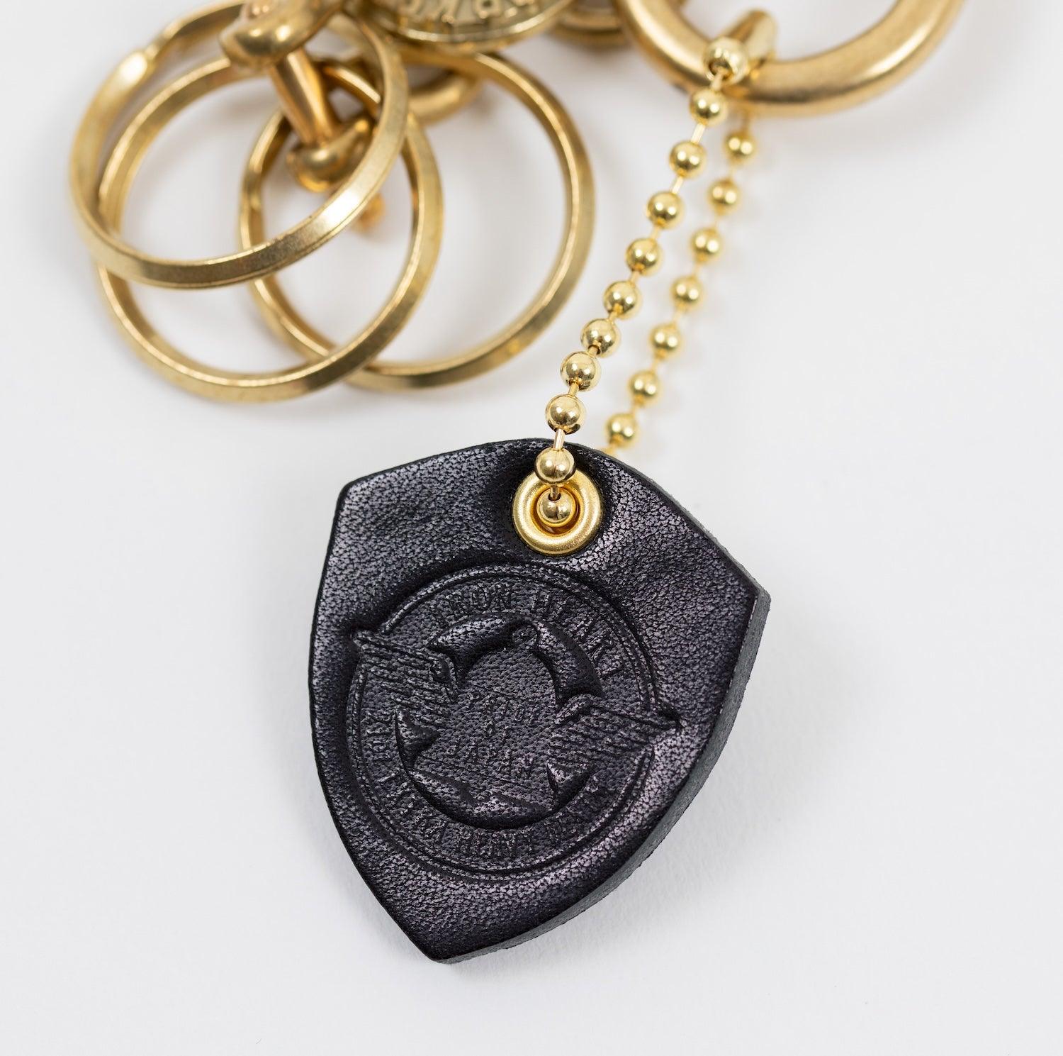 BRASS-W8 - Large Clip With Swivel And Rings - Brass - Image 5