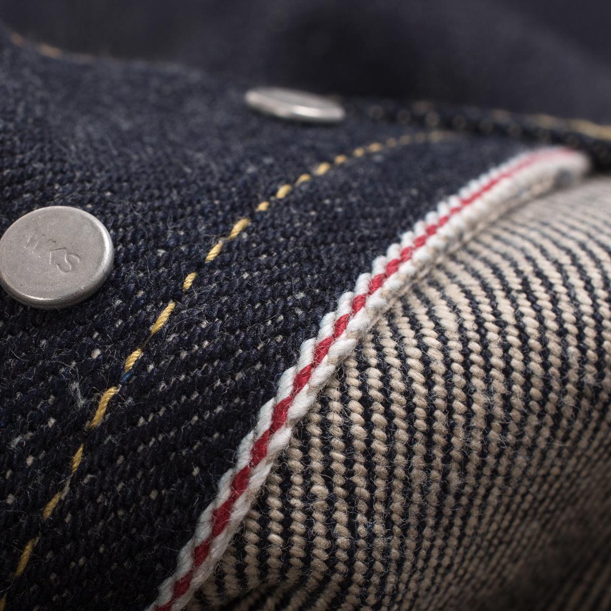 IH-555-XHS - 25oz Selvedge Denim Slim Straight Cut Jeans - Indigo - Image 15