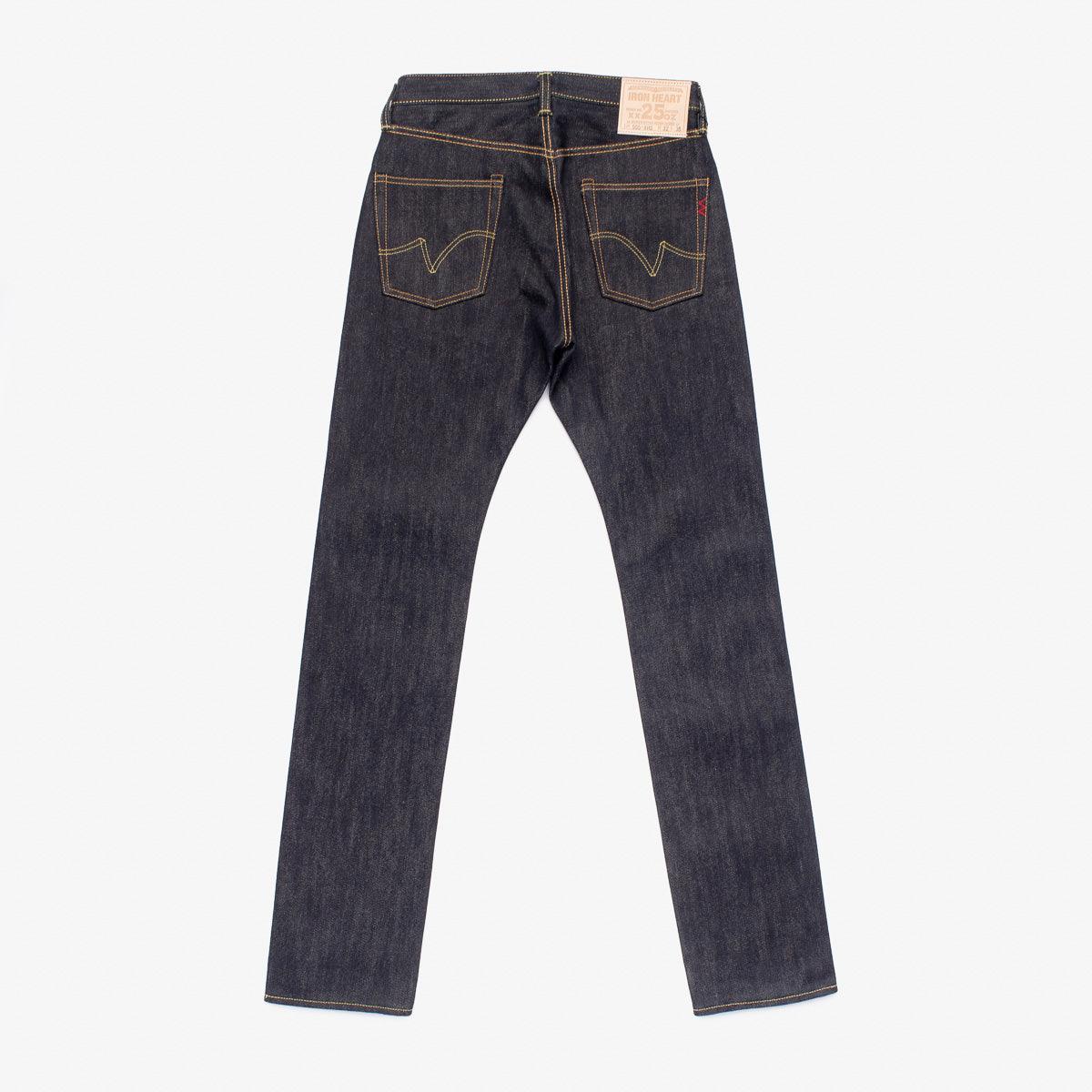 IH-555-XHS - 25oz Selvedge Denim Slim Straight Cut Jeans - Indigo - Image 5