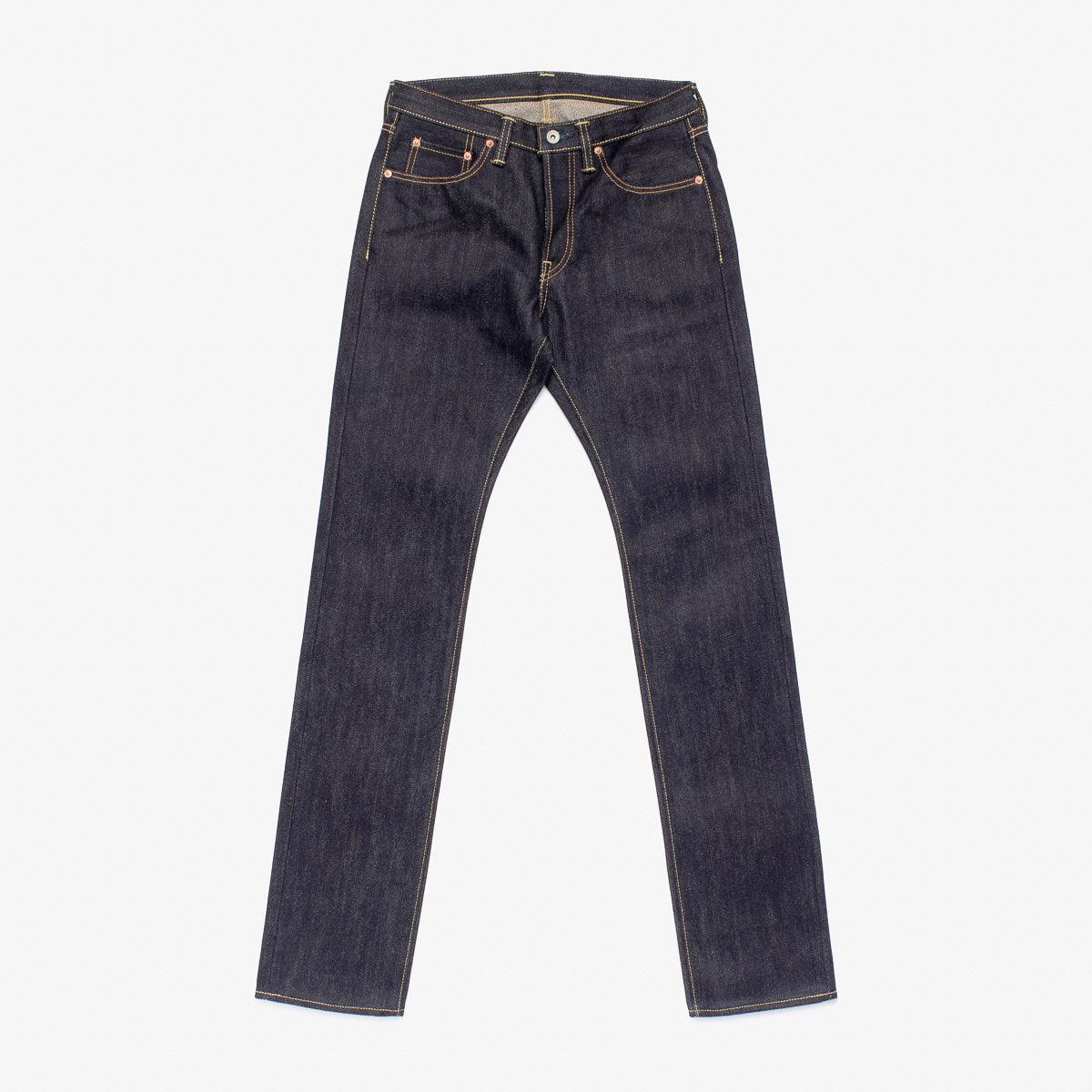 IH-555-XHS - 25oz Selvedge Denim Slim Straight Cut Jeans - Indigo - Image 6