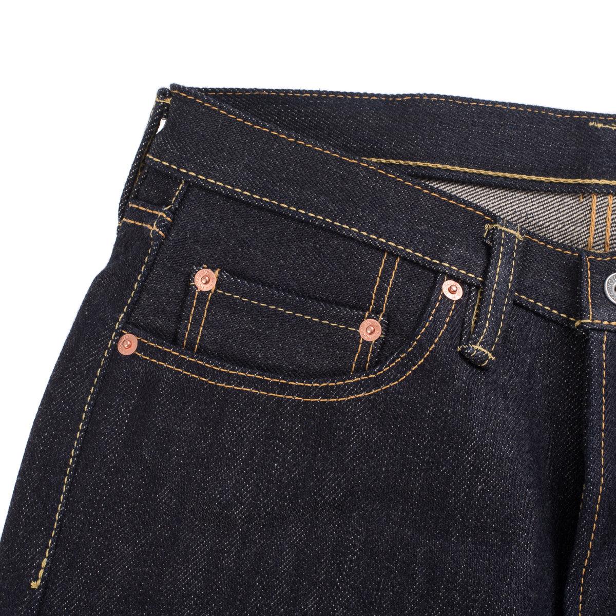 IH-555-XHS - 25oz Selvedge Denim Slim Straight Cut Jeans - Indigo - Image 9