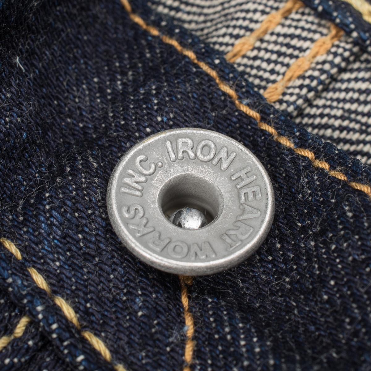 IH-634S-18 - 18oz Vintage Selvedge Denim Straight Cut Jeans - Indigo - Image 12