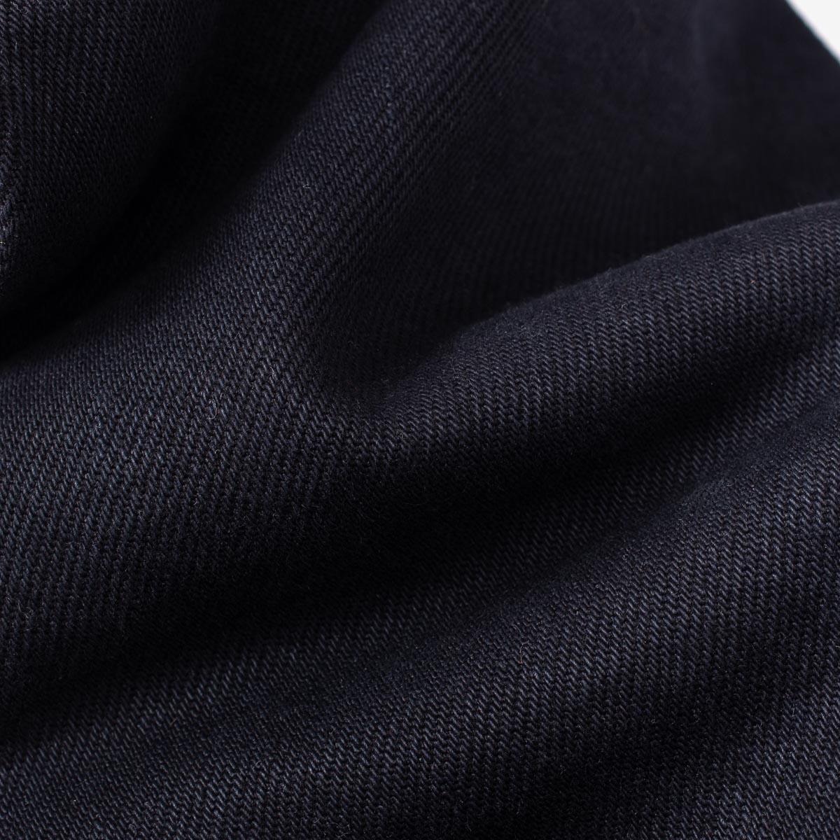 IH-634S-B - 21oz Selvedge Denim Straight Cut Jeans - Indigo Overdyed Black - Image 13