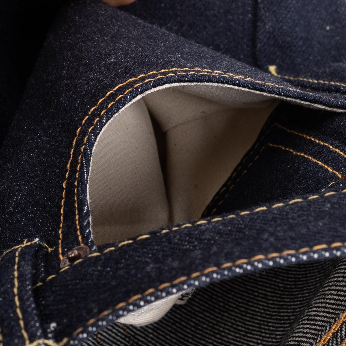 IH-634S-UHR - 21/23oz Raw Selvedge Denim Straight Cut Jeans - Indigo - Image 11