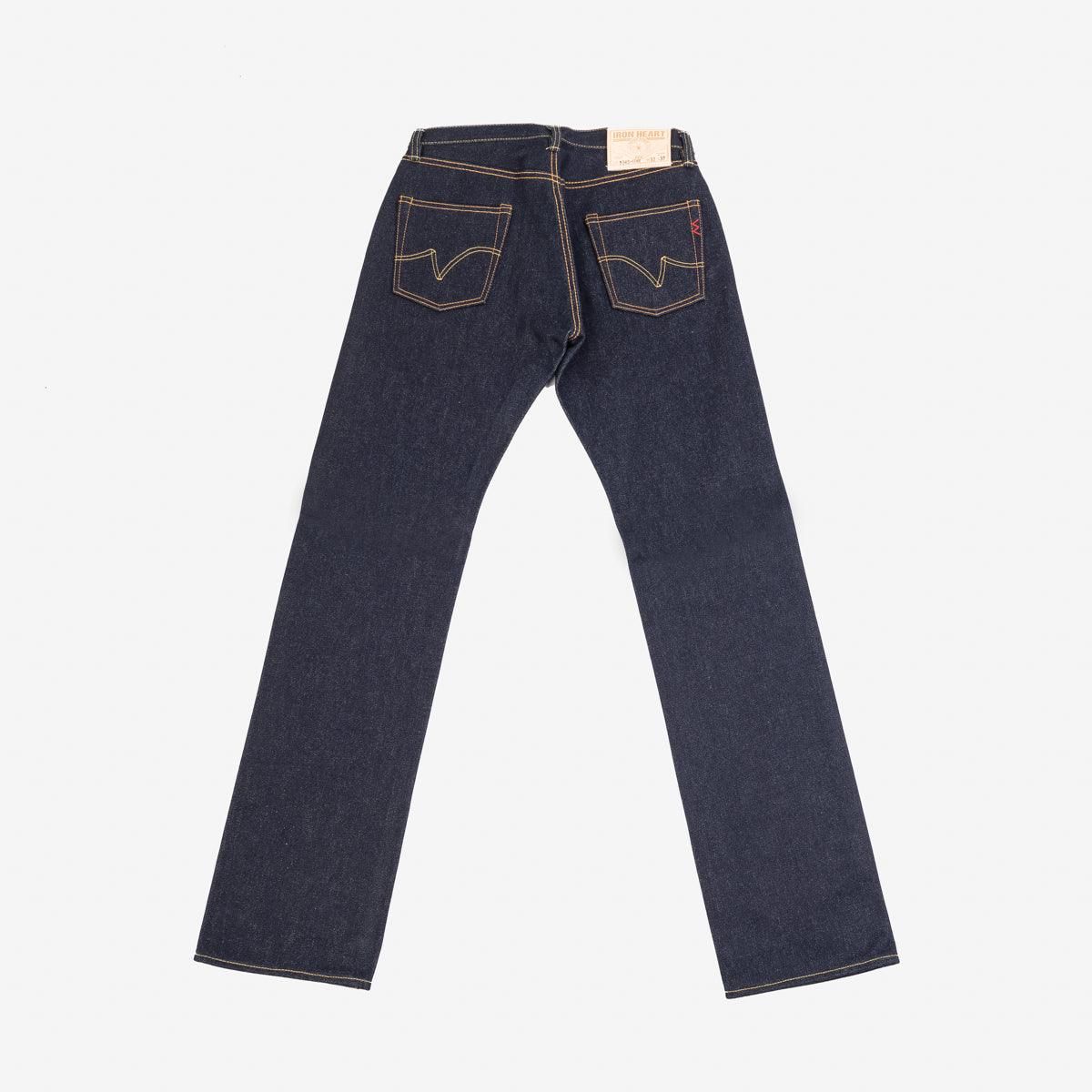 IH-634S-UHR - 21/23oz Raw Selvedge Denim Straight Cut Jeans - Indigo - Image 7