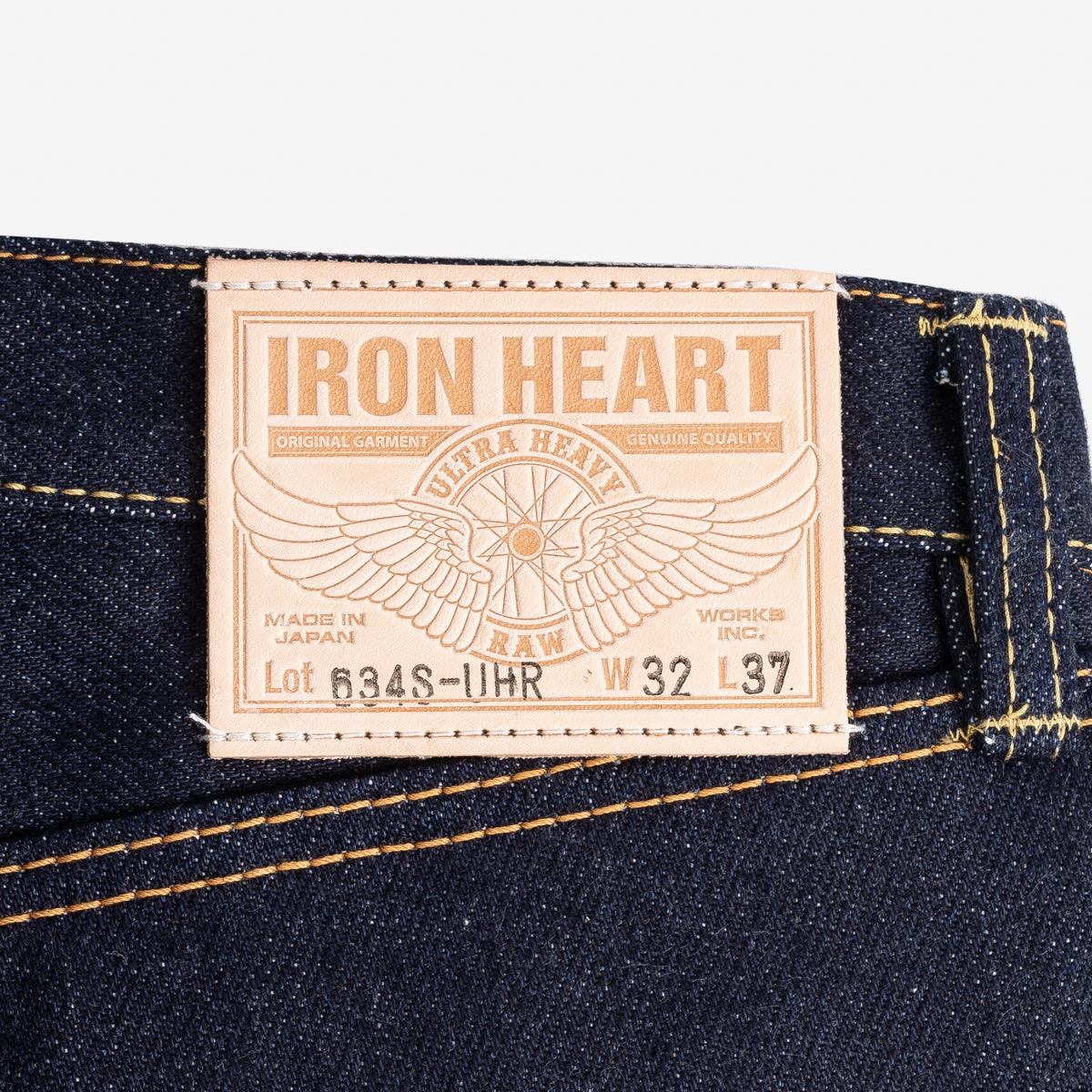 IH-634S-UHR - 21/23oz Raw Selvedge Denim Straight Cut Jeans - Indigo - Image 9