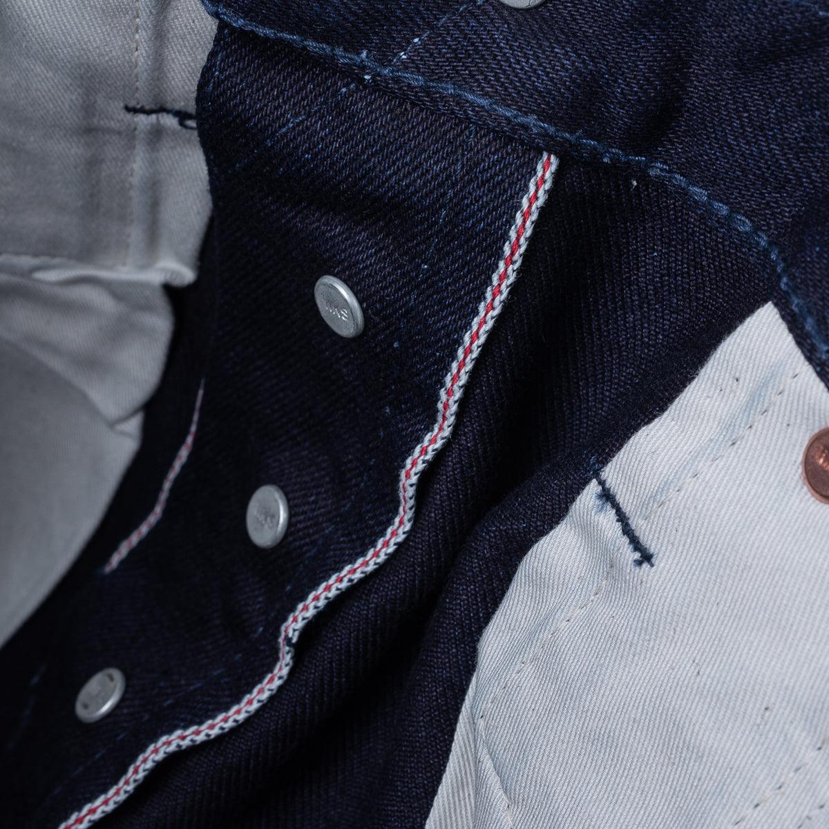 IH-666S-14II - 14oz Selvedge Denim Slim Straight Cut Jeans - Indigo/Indigo - Image 14