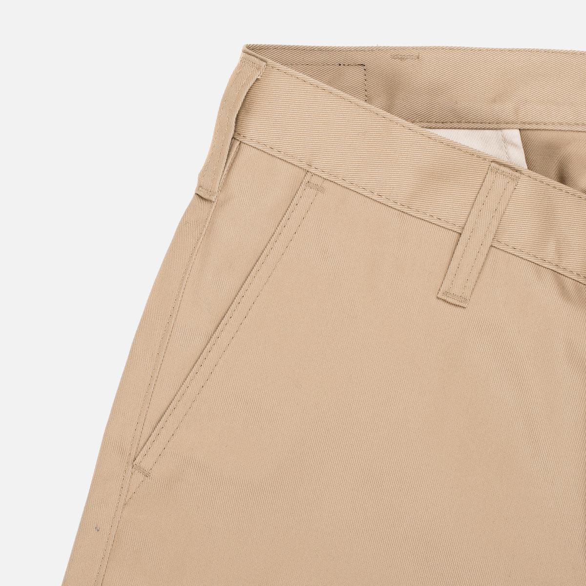 IH-717-KHA - 9oz Mercerised Selvedge Cotton Chinos - Khaki - Image 6