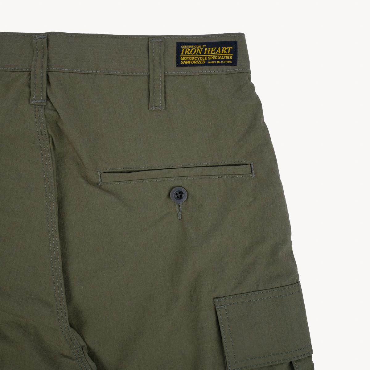 IH-736-ODG - Ripstop Cargo Shorts - Olive Drab Green - Image 4