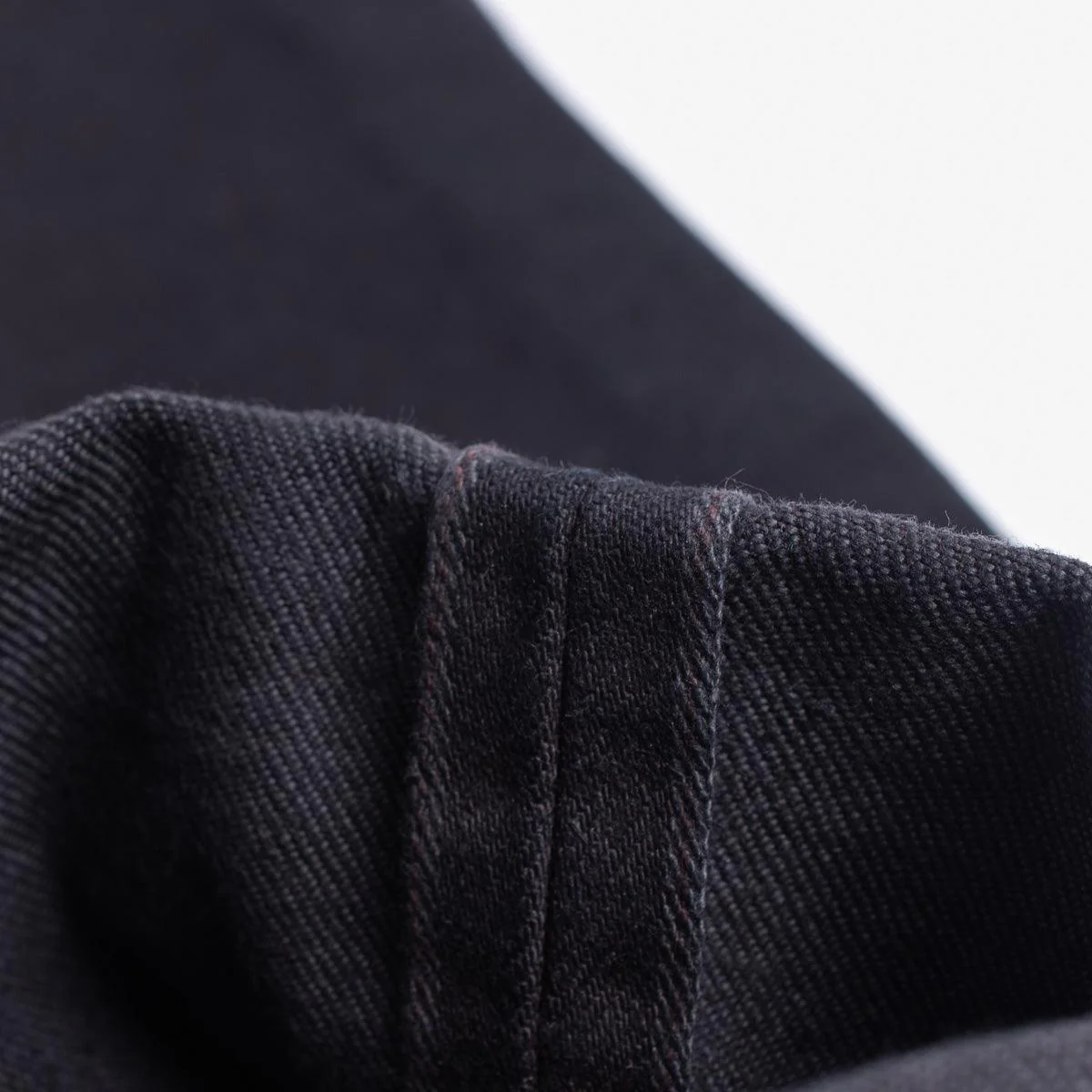 IH-777S-142OD - 14oz Selvedge Denim Slim Tapered Cut Jeans - Indigo Overdyed Black - Image 13