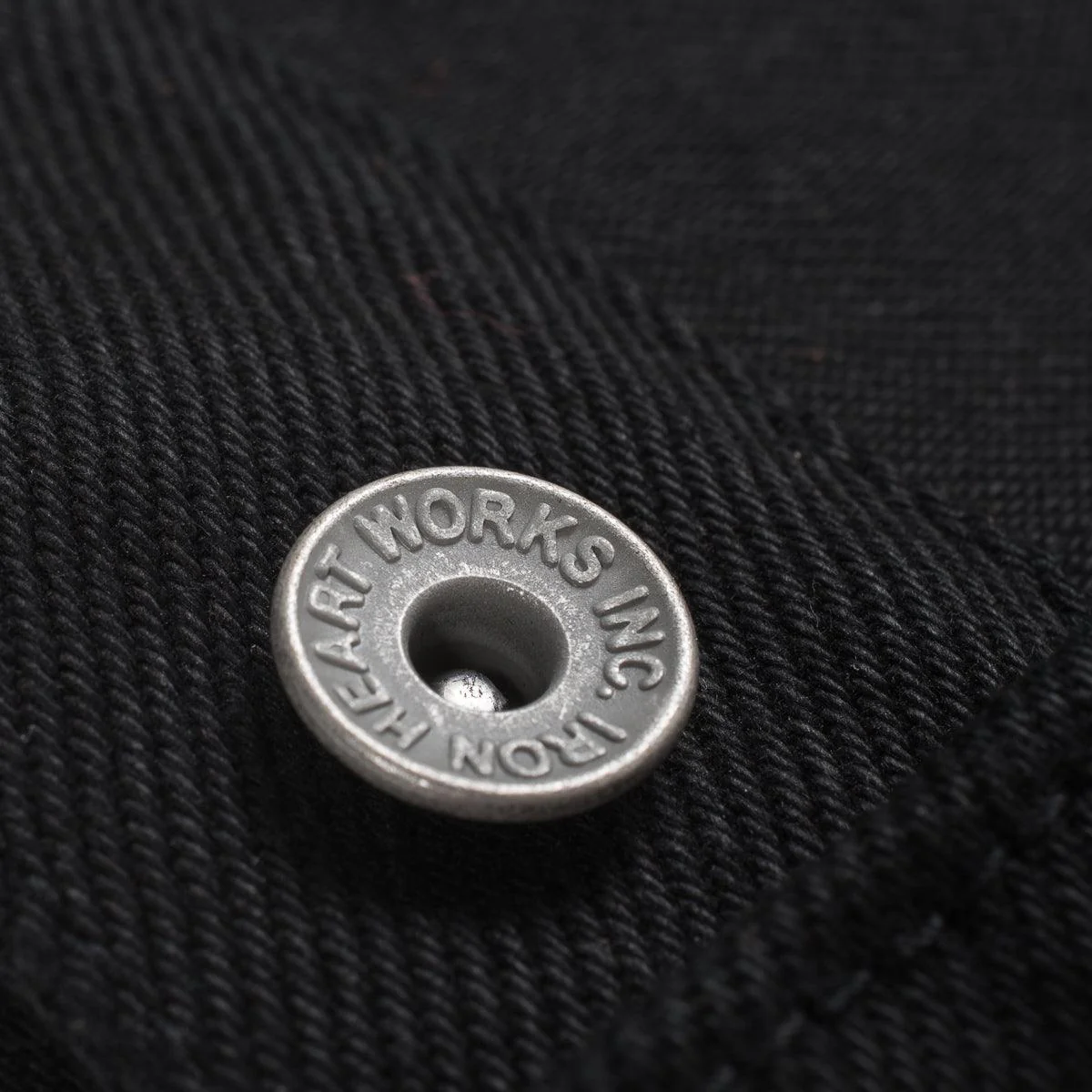 IH-9526V - 21oz Non-Fade Denim Vest Superblack - Image 8