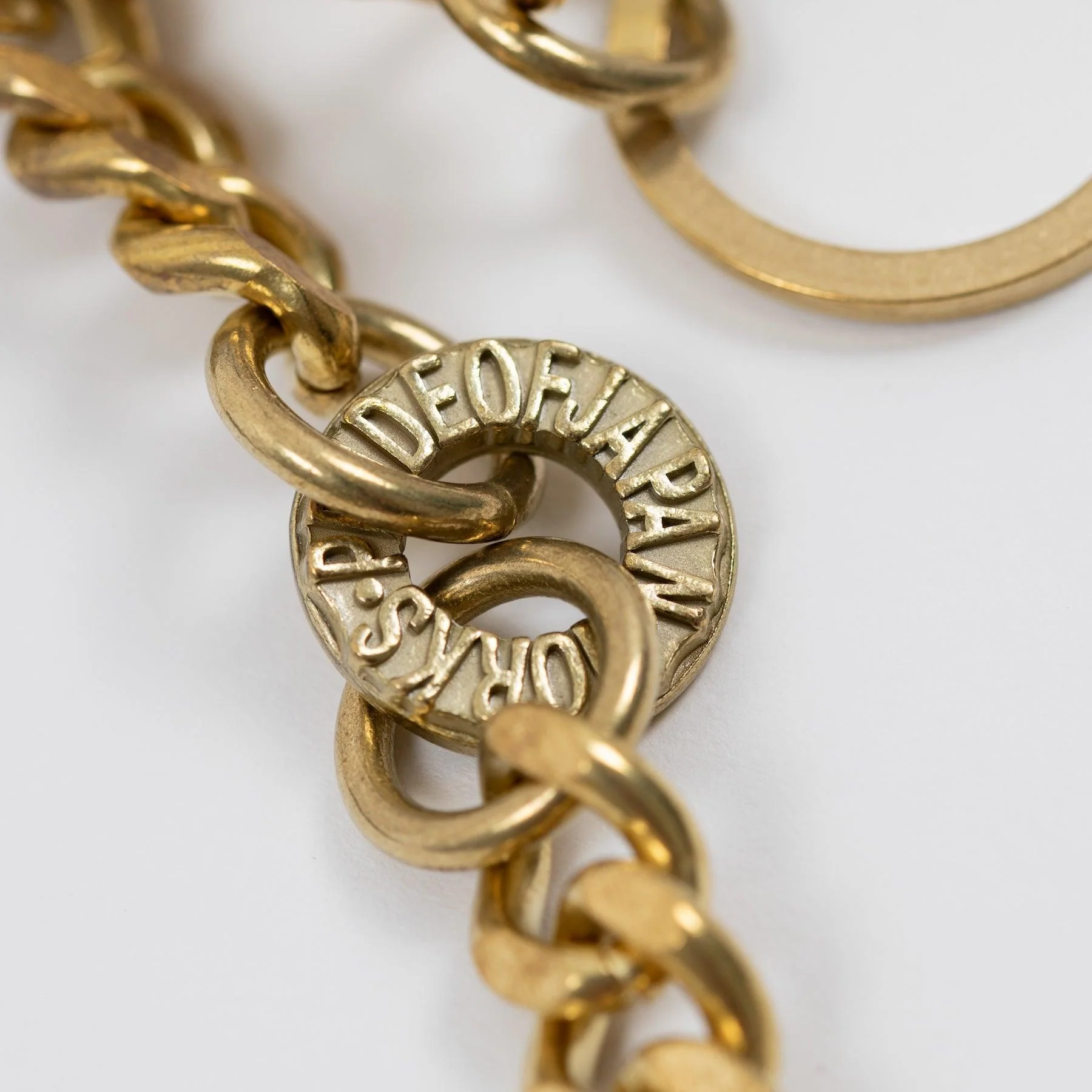 BRASS-W15 - Wallet Chain with Large Clip - Brass - Image 5