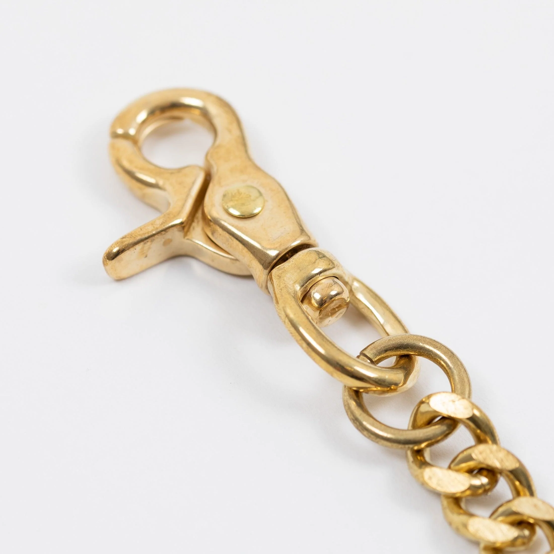 BRASS-W15 - Wallet Chain with Large Clip - Brass - Image 6