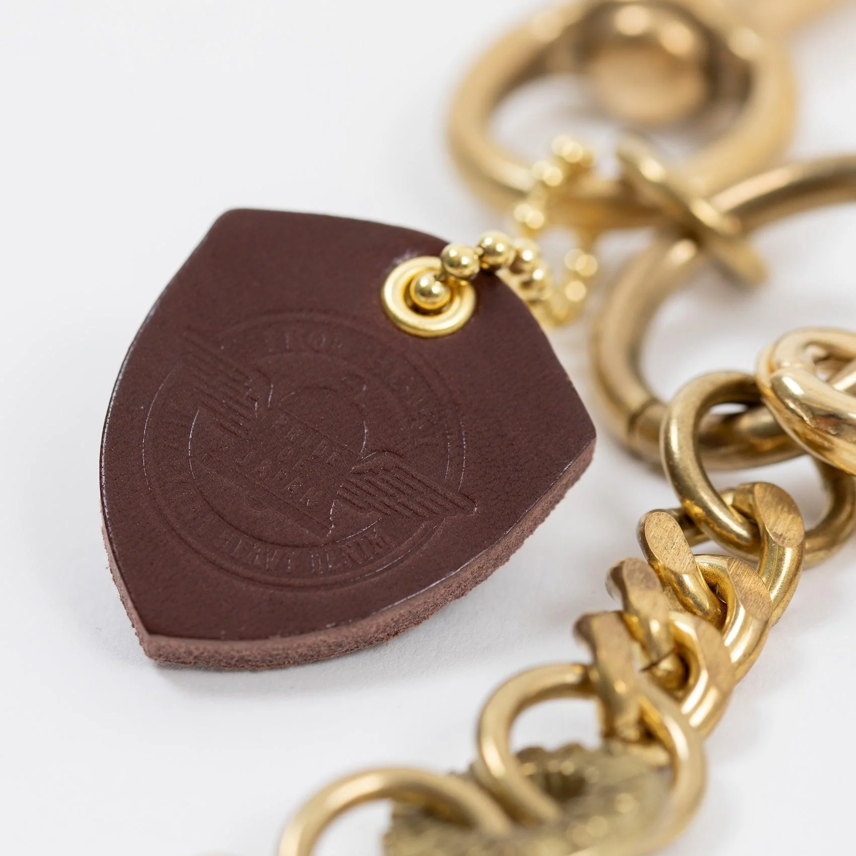 BRASS-W15 - Wallet Chain with Large Clip - Brass - Image 7