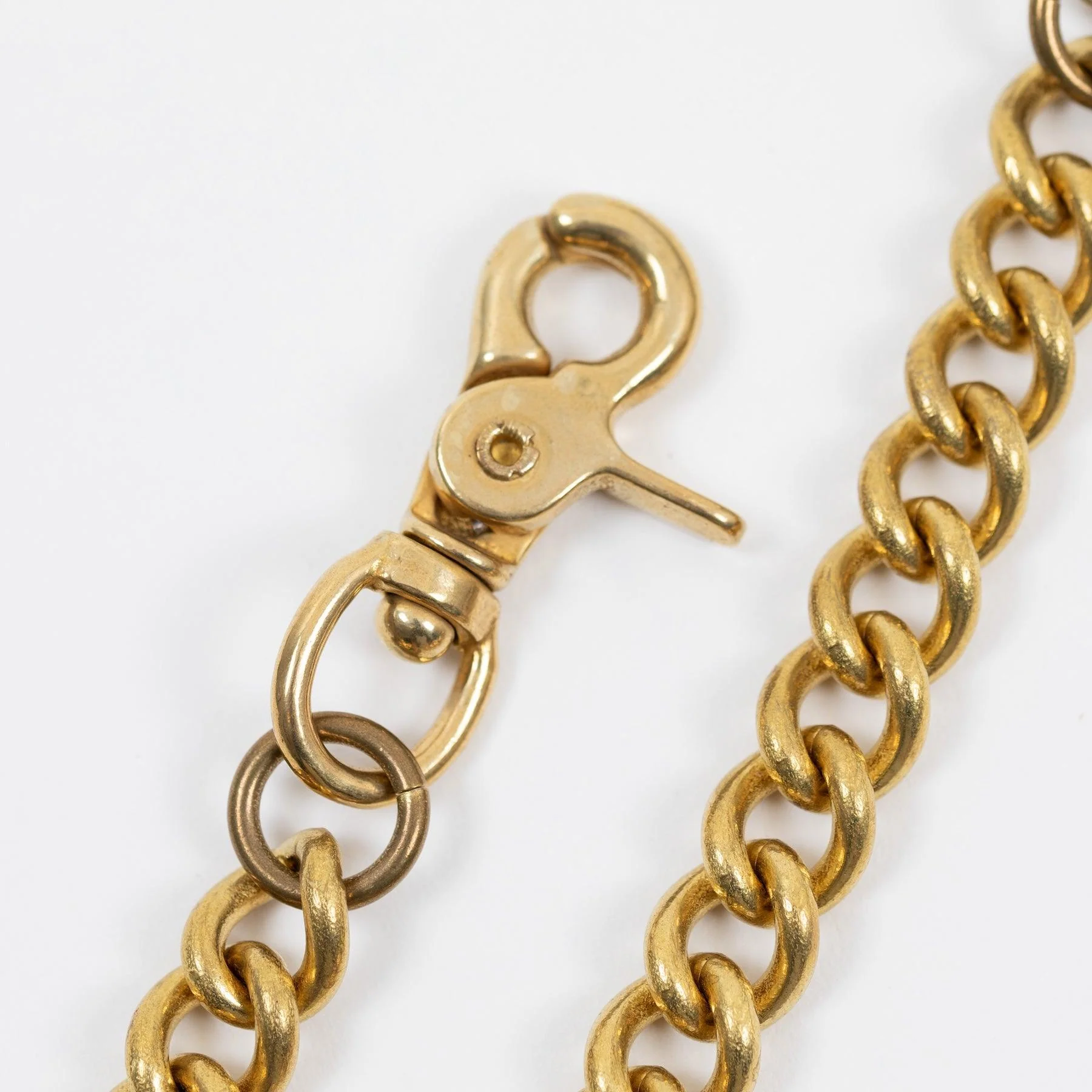 BRASS-W6 - Wallet Chain with Hook and Rings - Brass - Image 6