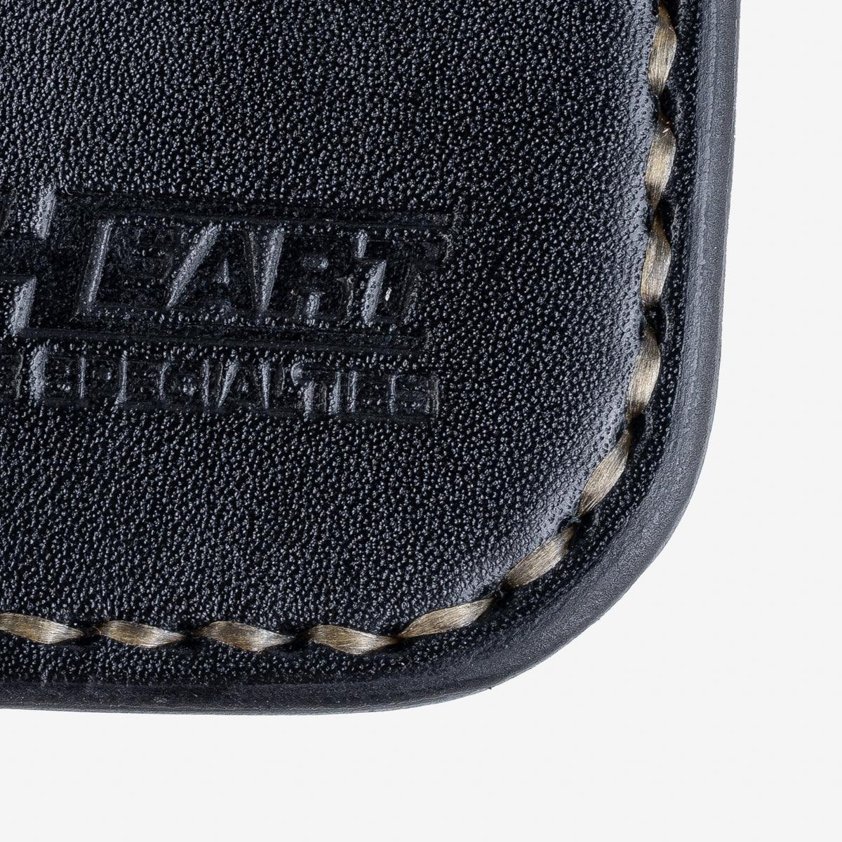 IHG-02-NAV - Medium Shell Cordovan Wallet - Navy Blue - Image 8