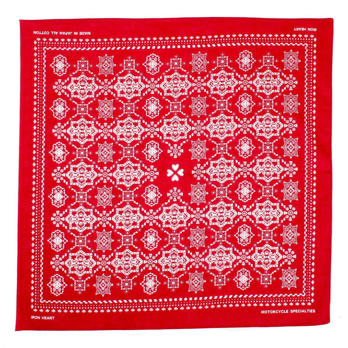 IHG-051 - Iron Heart “Bell” Bandana - Black, Red, Green, Purple, Blue - Image 5