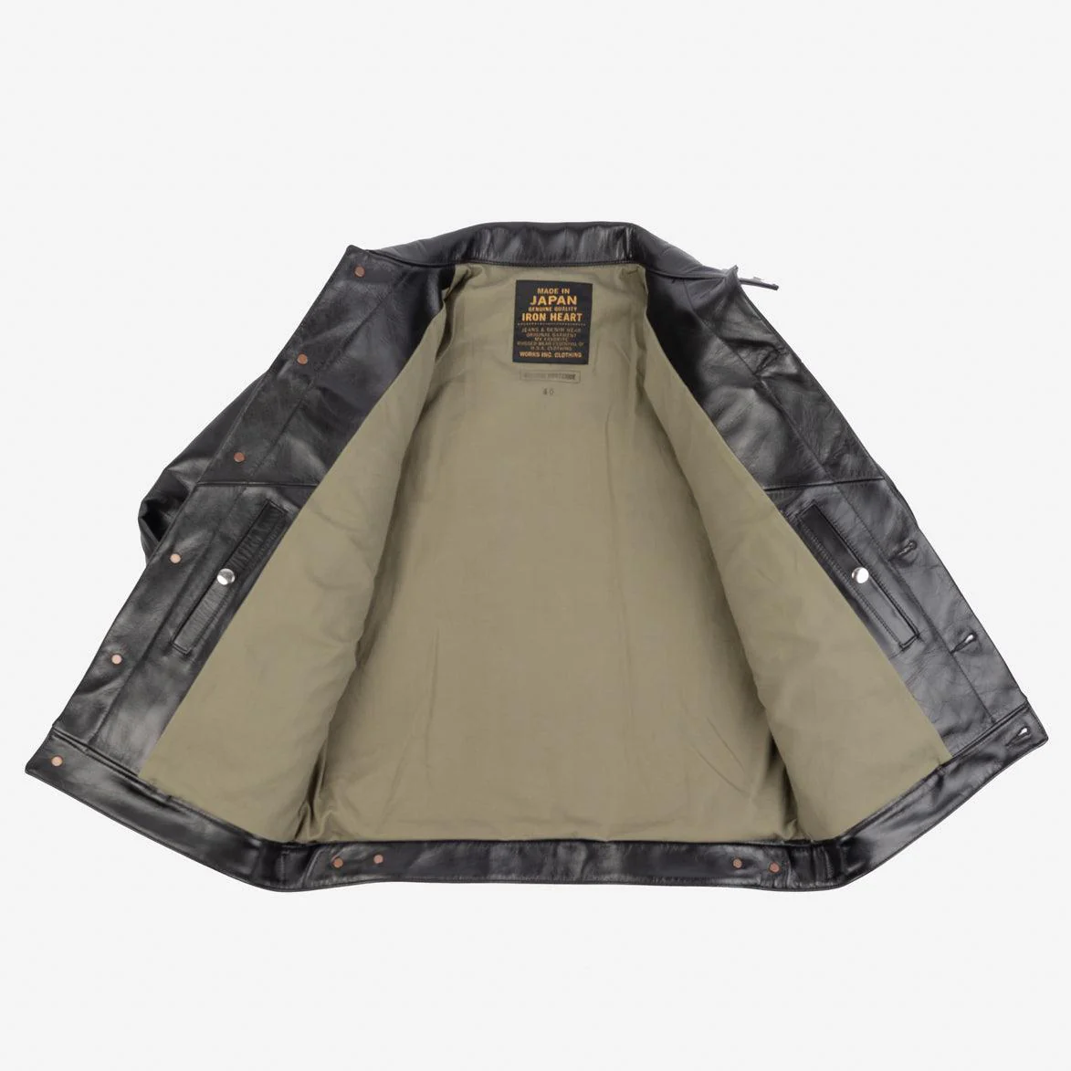 IHJ-64-BLK - Horsehide Modified Type III Jacket - Black - Image 10