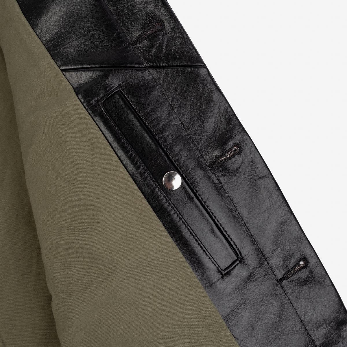 IHJ-64-BLK - Horsehide Modified Type III Jacket - Black - Image 11