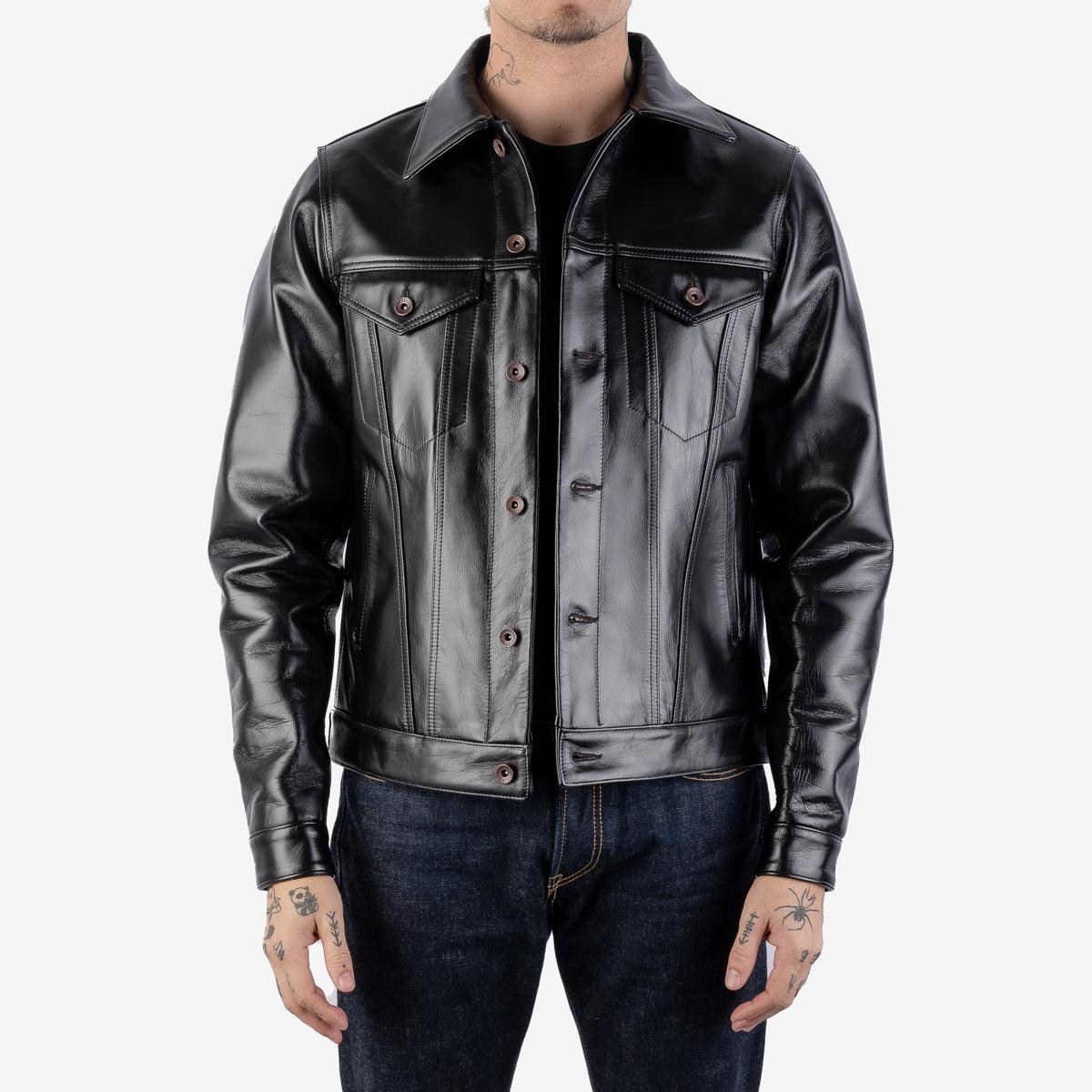 IHJ-64-BLK - Horsehide Modified Type III Jacket - Black - Image 13