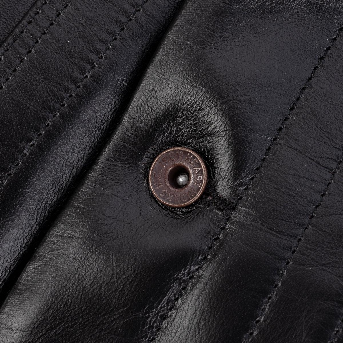 IHJ-64-BLK - Horsehide Modified Type III Jacket - Black - Image 4