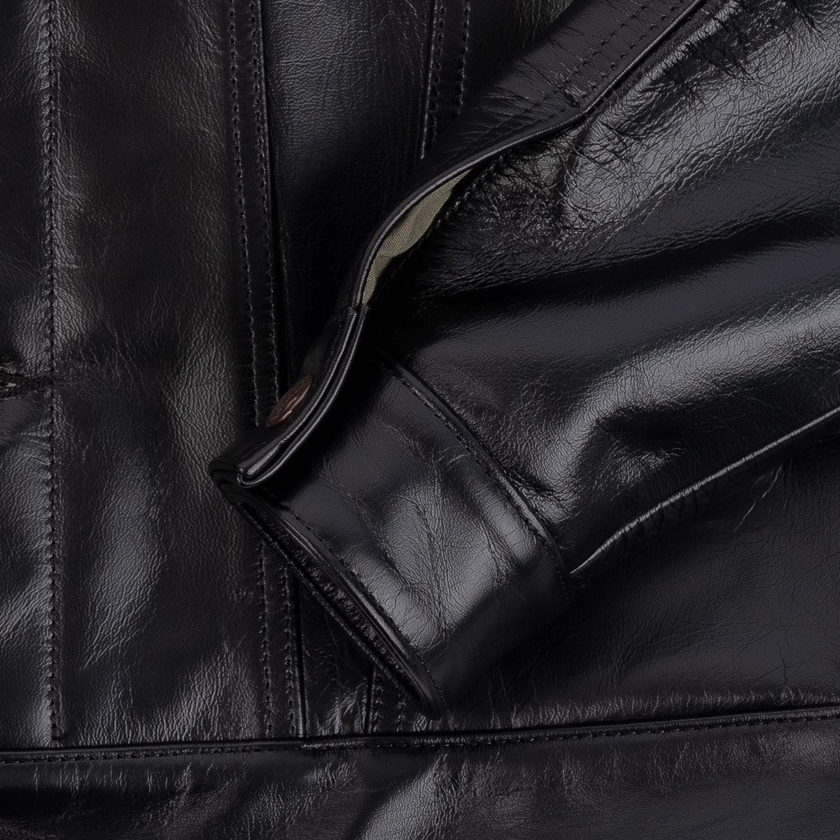 IHJ-64-BLK - Horsehide Modified Type III Jacket - Black - Image 6