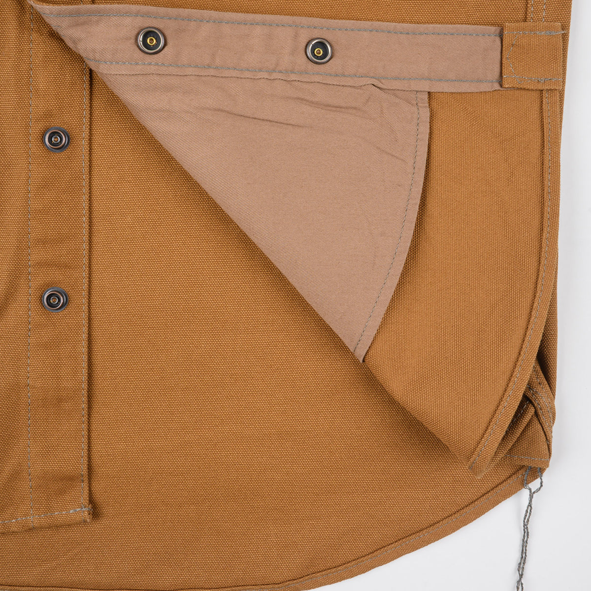 IHSH-189-BRN - 17oz Duck Work Shirt Style CPO - Brown - Image 11