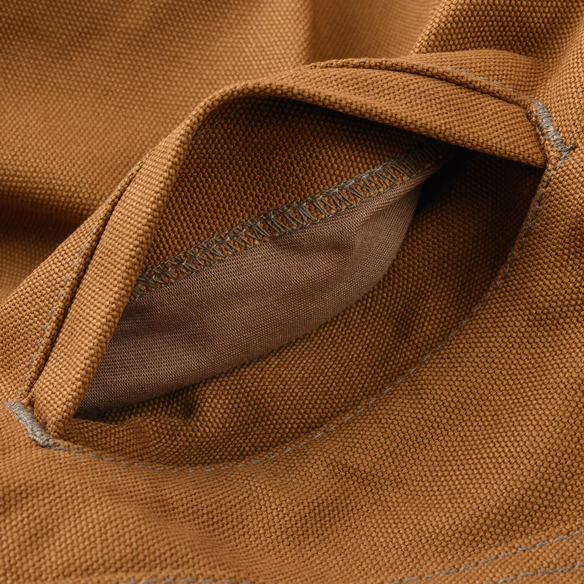 IHSH-189-BRN - 17oz Duck Work Shirt Style CPO - Brown - Image 12