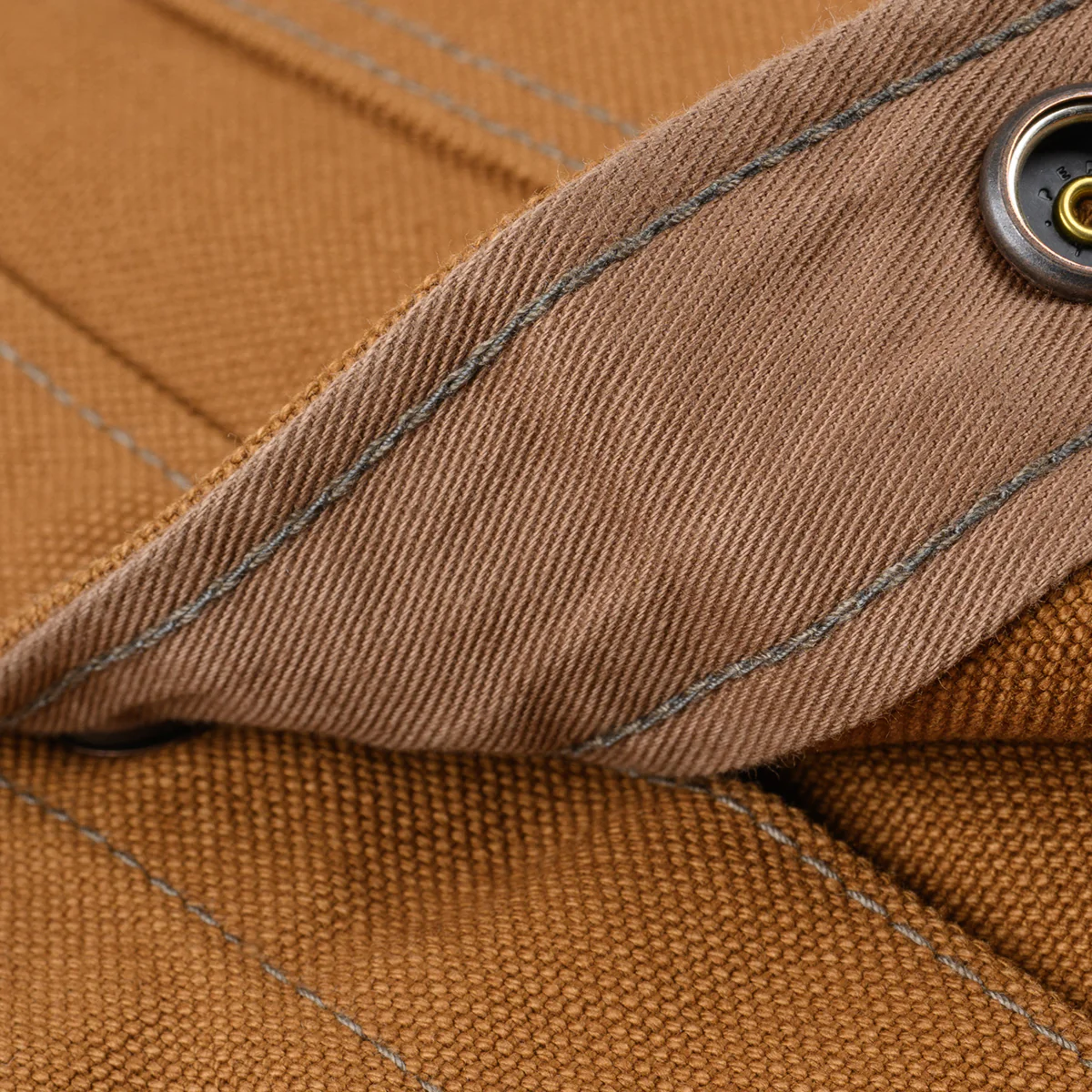 IHSH-189-BRN - 17oz Duck Work Shirt Style CPO - Brown - Image 13