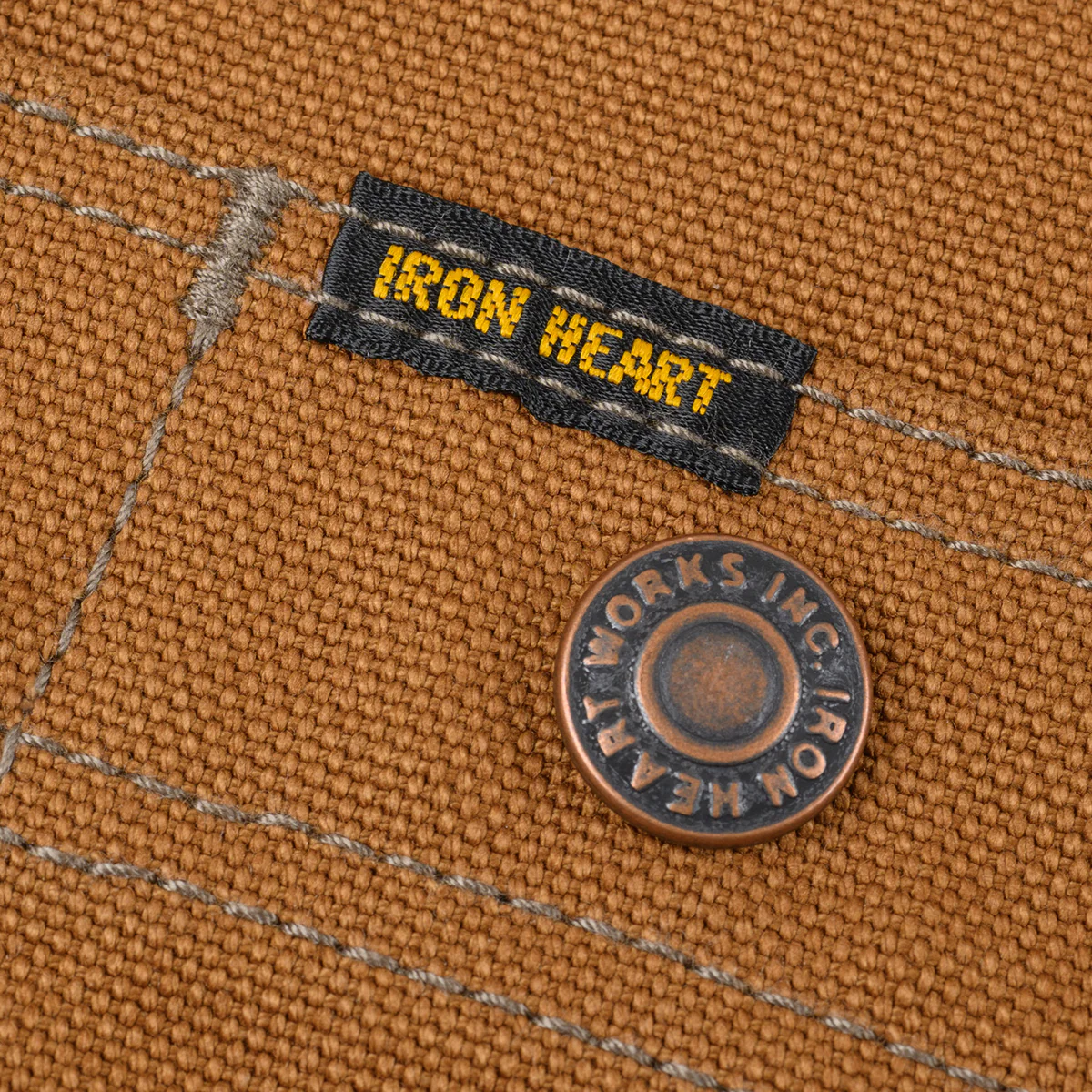 IHSH-189-BRN - 17oz Duck Work Shirt Style CPO - Brown - Image 6