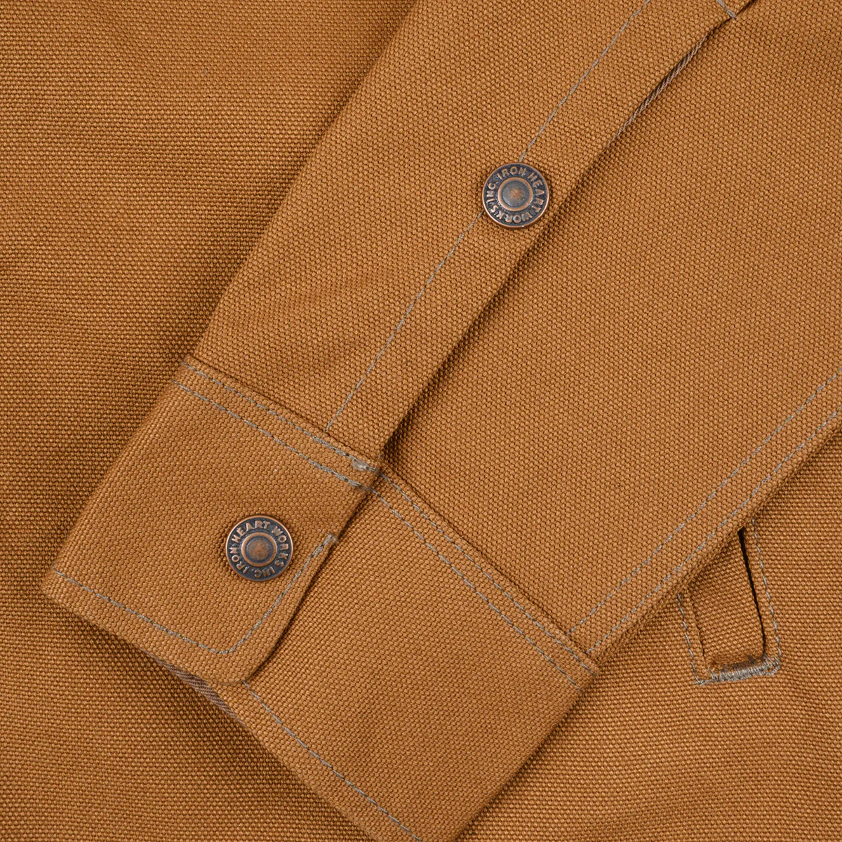 IHSH-189-BRN - 17oz Duck Work Shirt Style CPO - Brown - Image 8