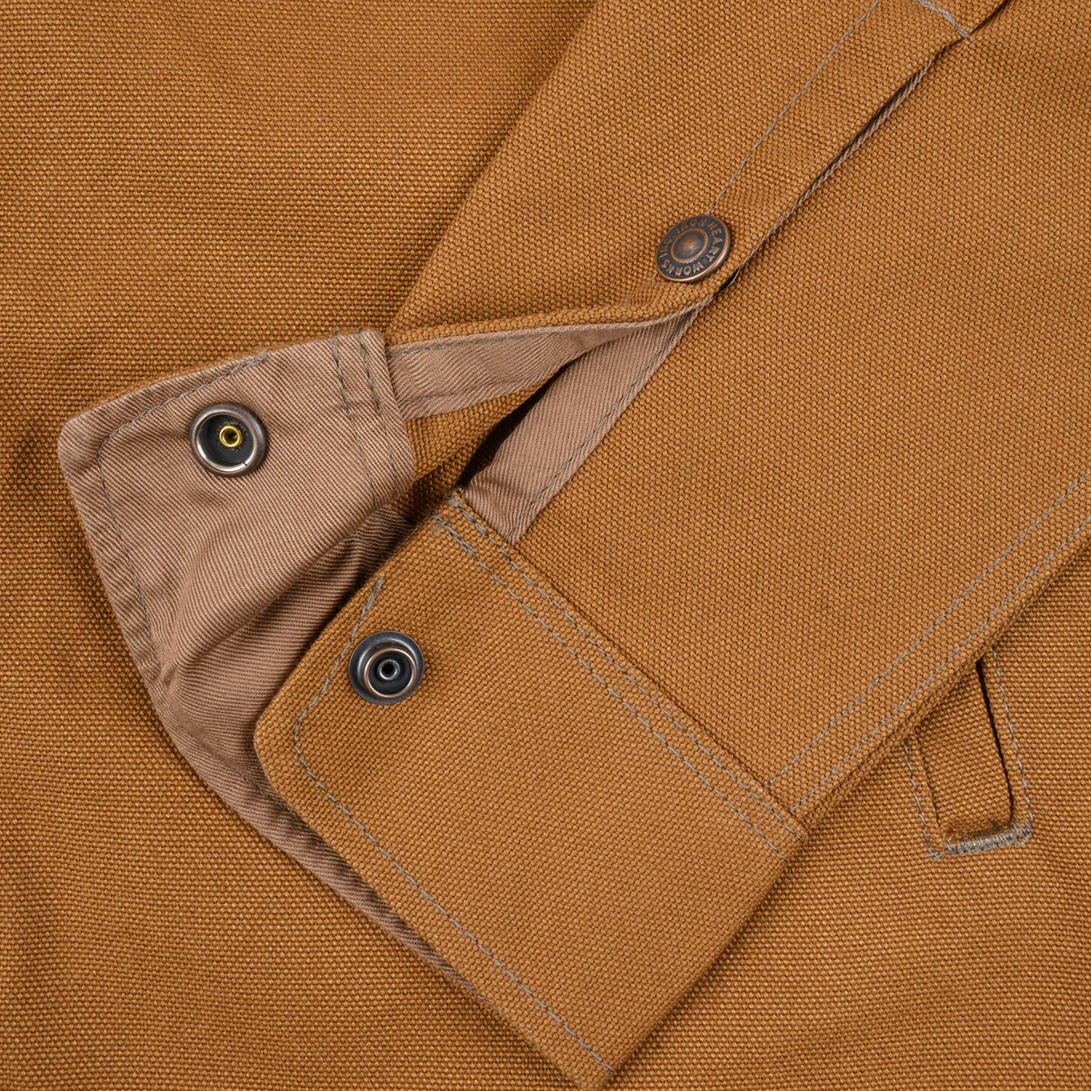 IHSH-189-BRN - 17oz Duck Work Shirt Style CPO - Brown - Image 9