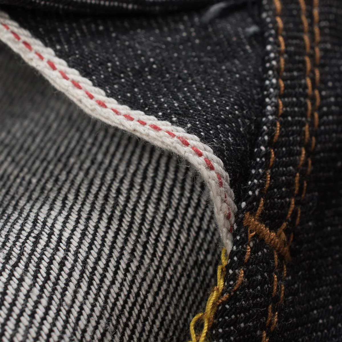 IHSH-33-BLK - 12oz Selvedge Denim Western Shirt - Black - Image 10