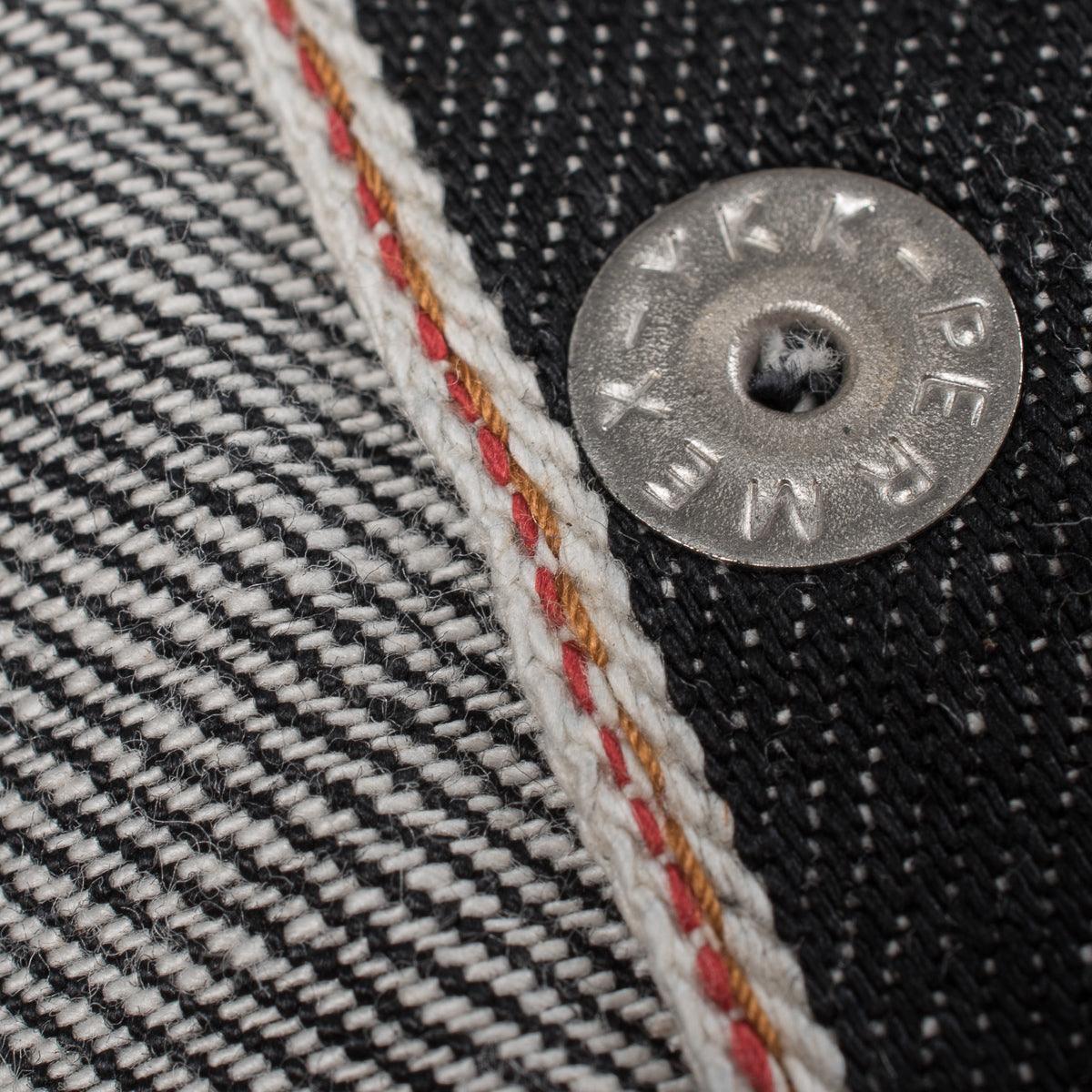 IHSH-33-BLK - 12oz Selvedge Denim Western Shirt - Black - Image 13