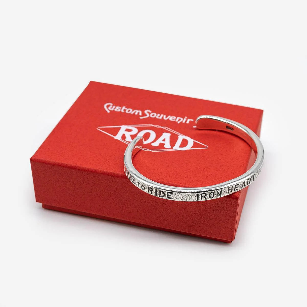 IHSI-30 - Iron Heart Hard Strike Bangle - Sterling Silver - Image 6