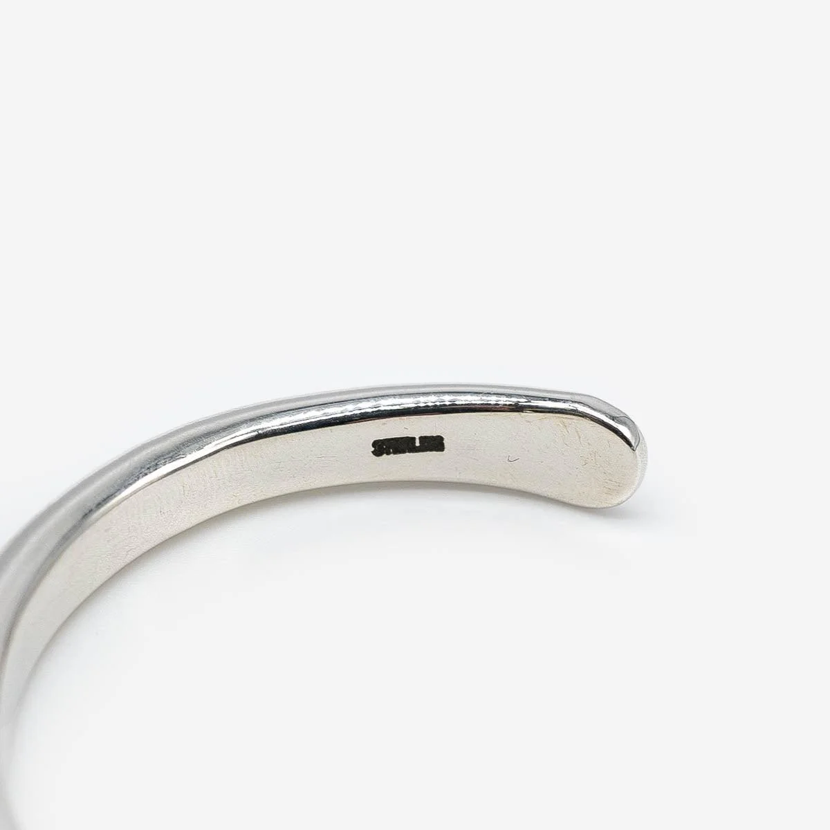 IHSI-30 - Iron Heart Hard Strike Bangle - Sterling Silver - Image 7