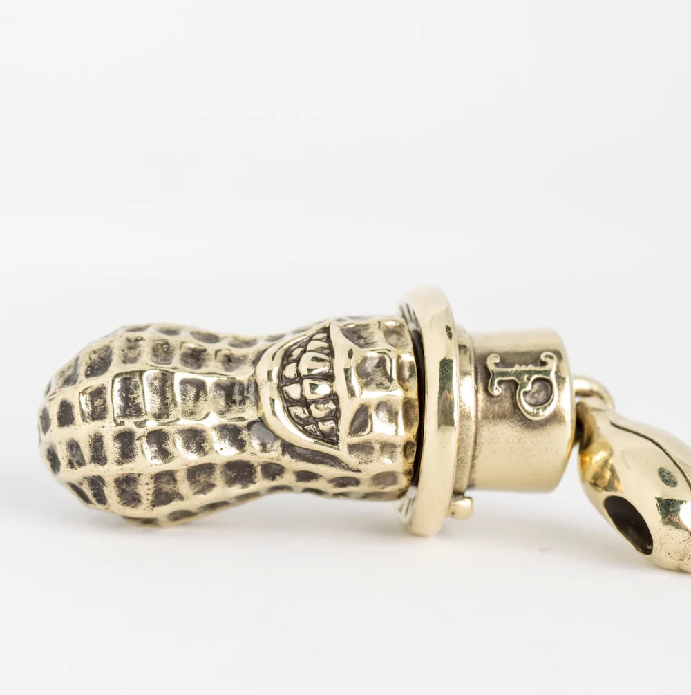 PE-X-LARGE-PEANUTS-BR - Peanuts & Co X-LARGE PEANUTS PENDANT - Brass - Image 3