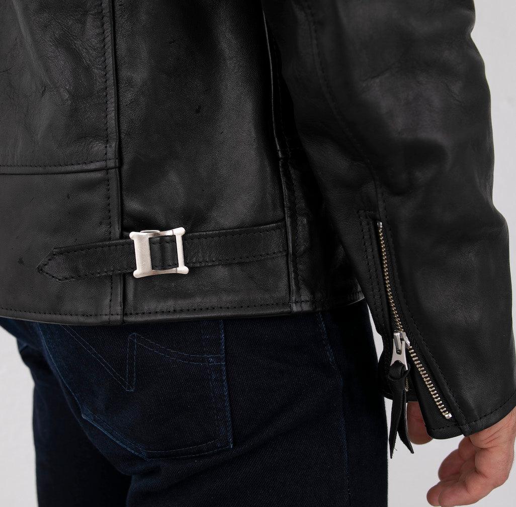 SB-MV-JPN-HO-BLK - Simmons Bilt "Maverick" Japanese Horsehide Jacket - Black - Image 7