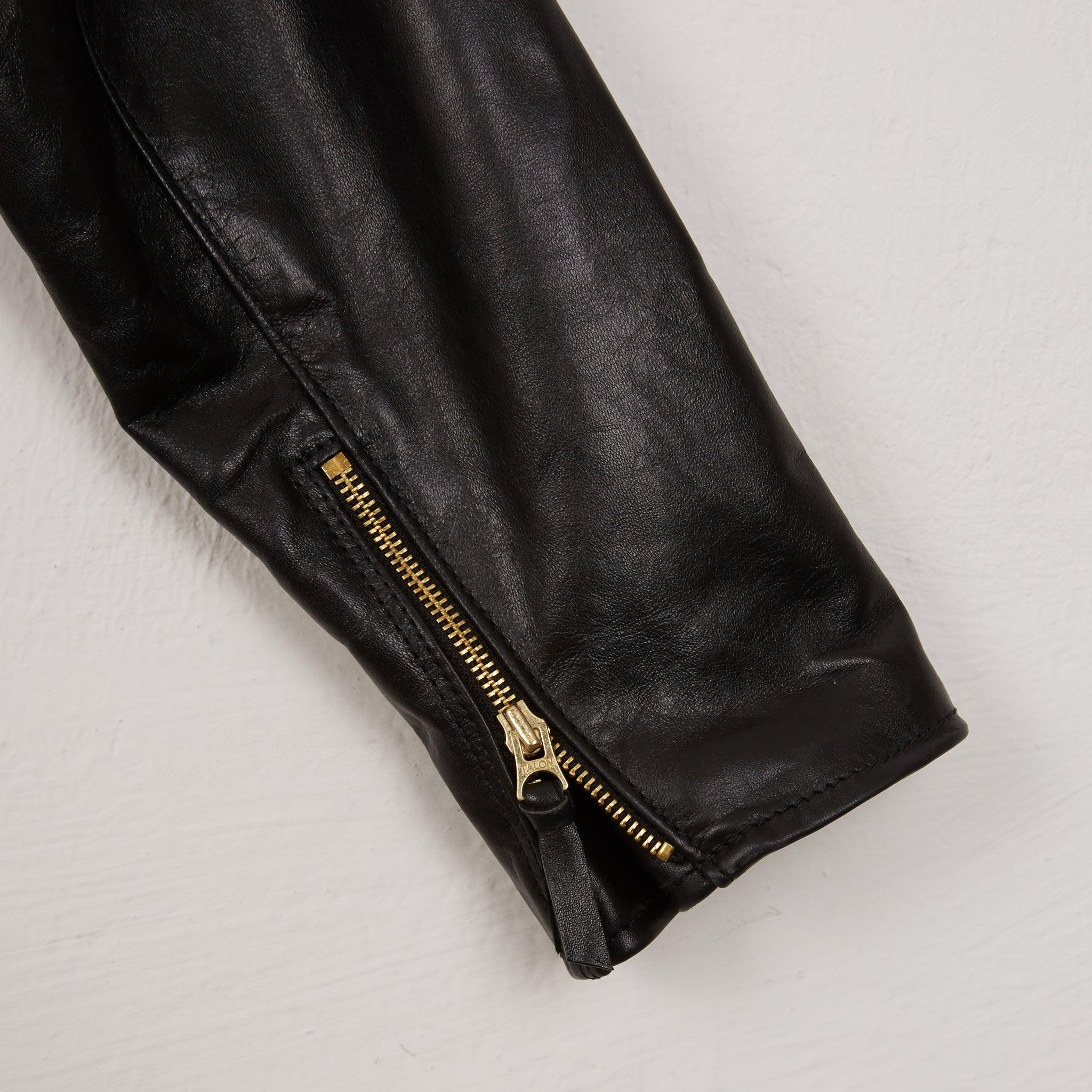 SB-MV-ME-HO-BLK - Simmons Bilt "Maverick" Horween Horsehide Jacket - Black - Image 10