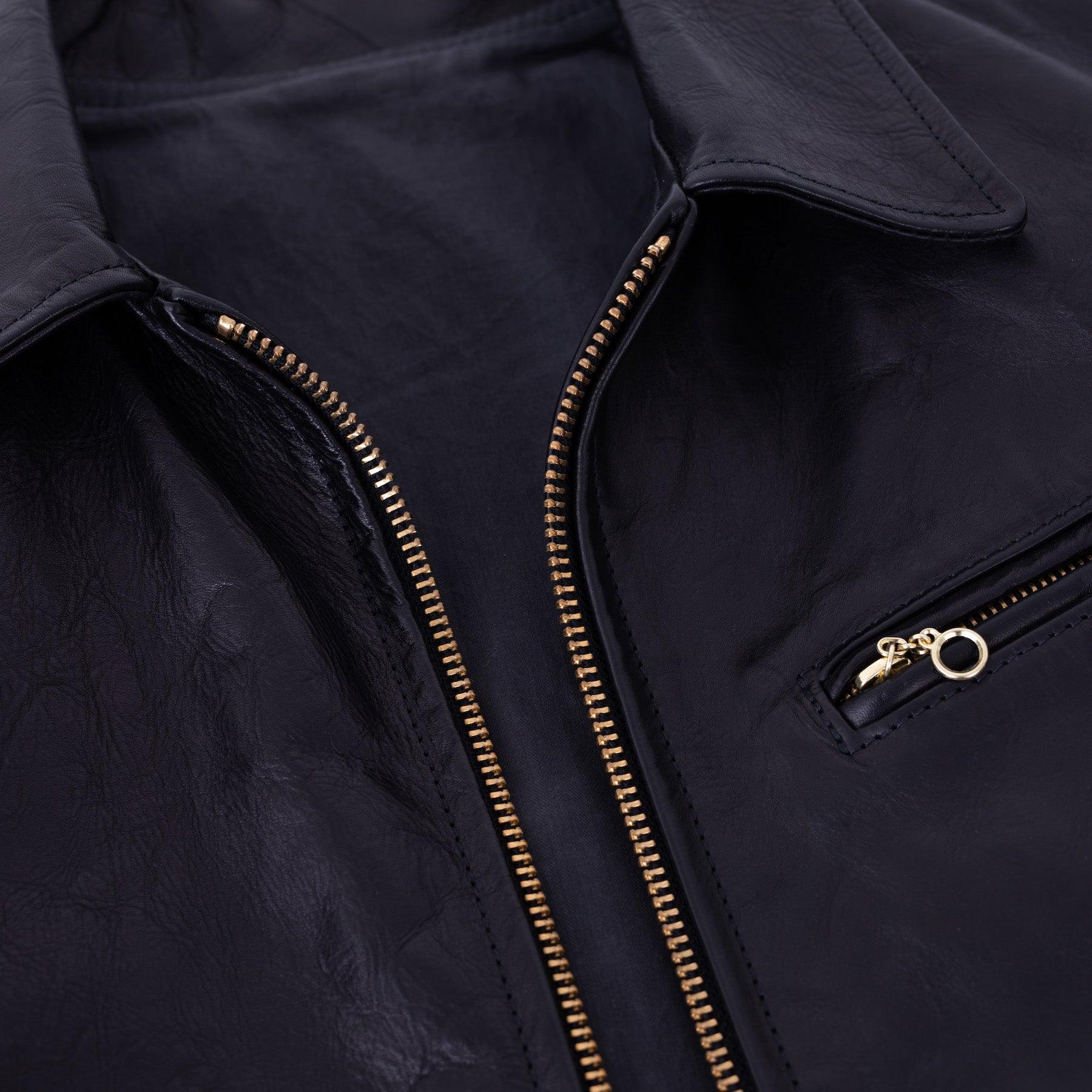 SB-MV-ME-HO-BLK - Simmons Bilt "Maverick" Horween Horsehide Jacket - Black - Image 6