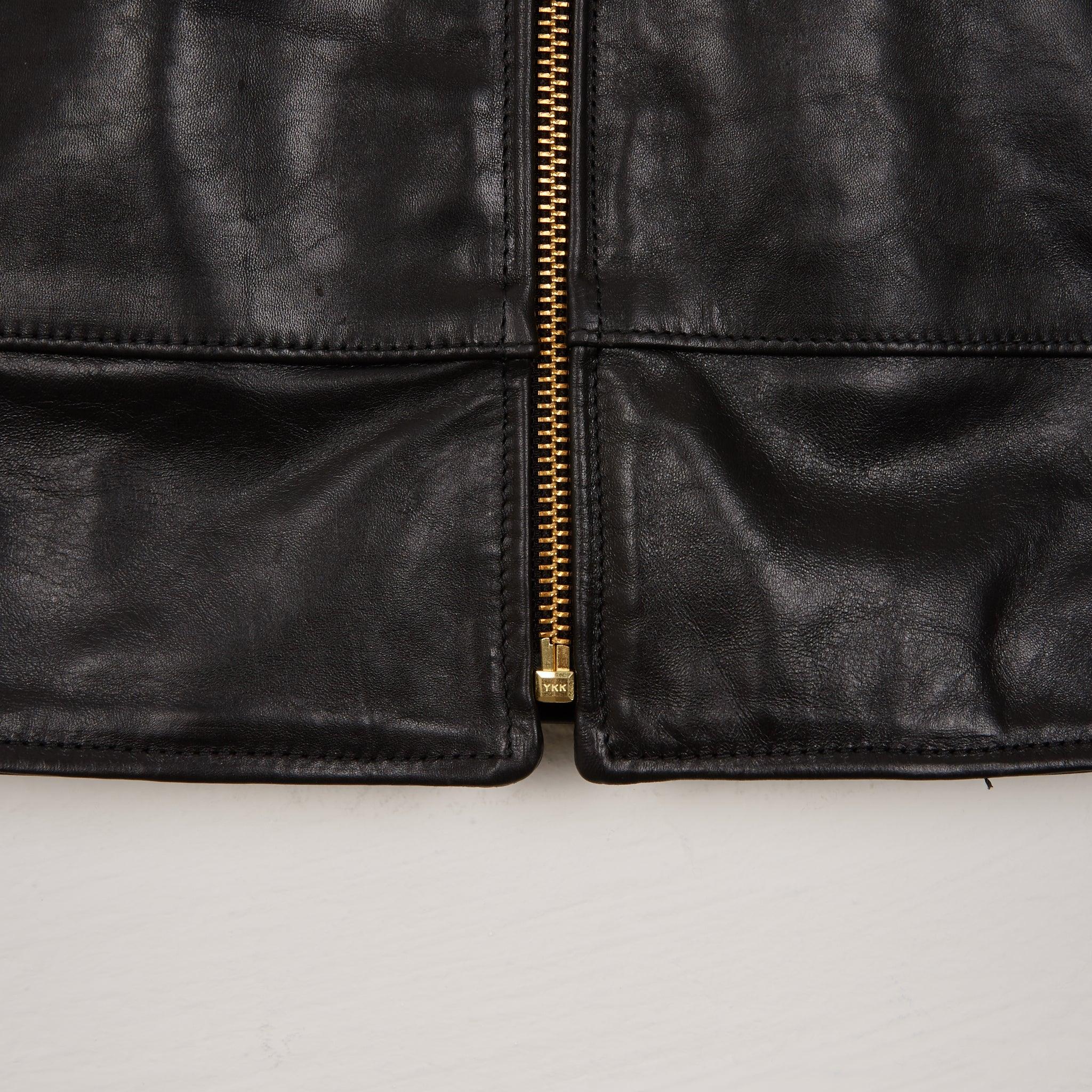 SB-MV-ME-HO-BLK - Simmons Bilt "Maverick" Horween Horsehide Jacket - Black - Image 8