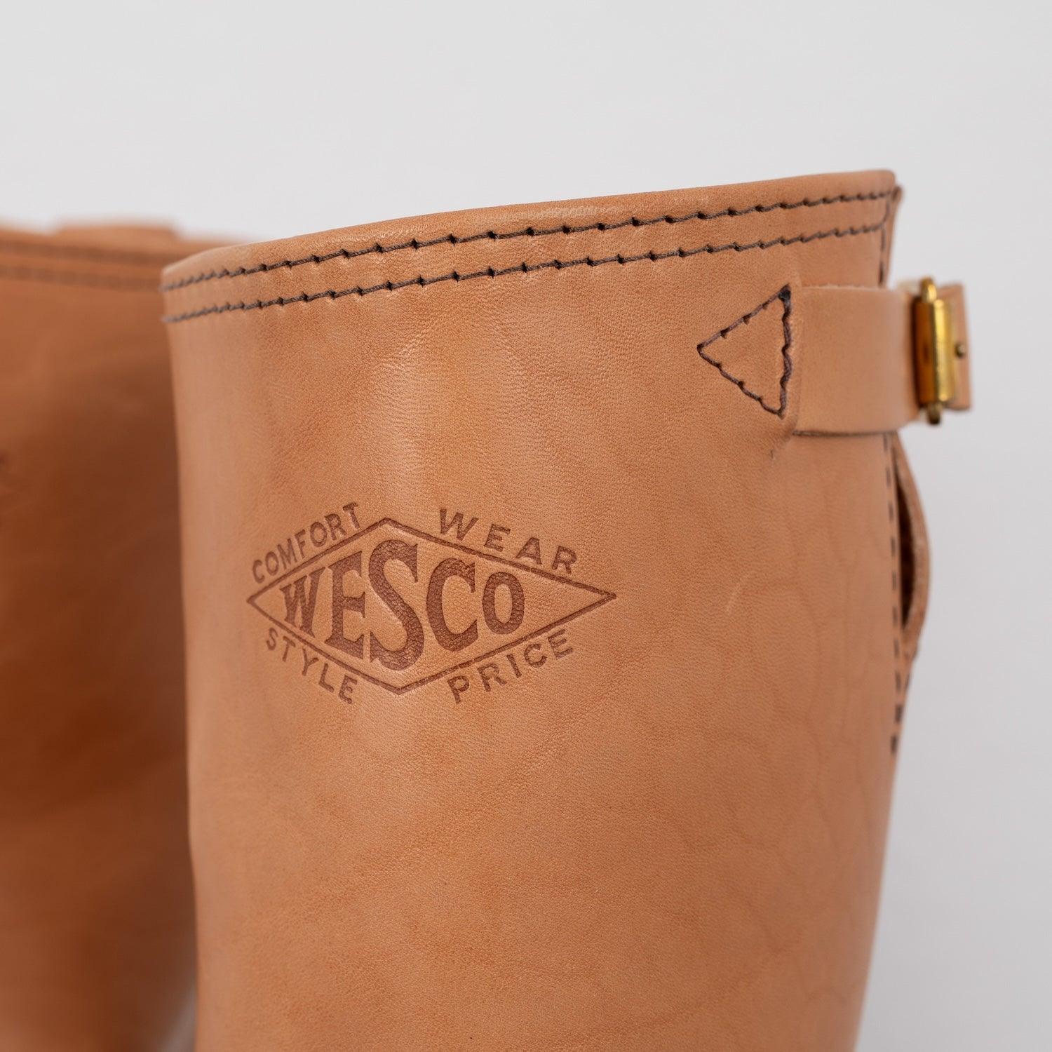 WE-7600SP-NAT - Wesco "Mister Lou" Engineer Horsehide - Natural - Image 9