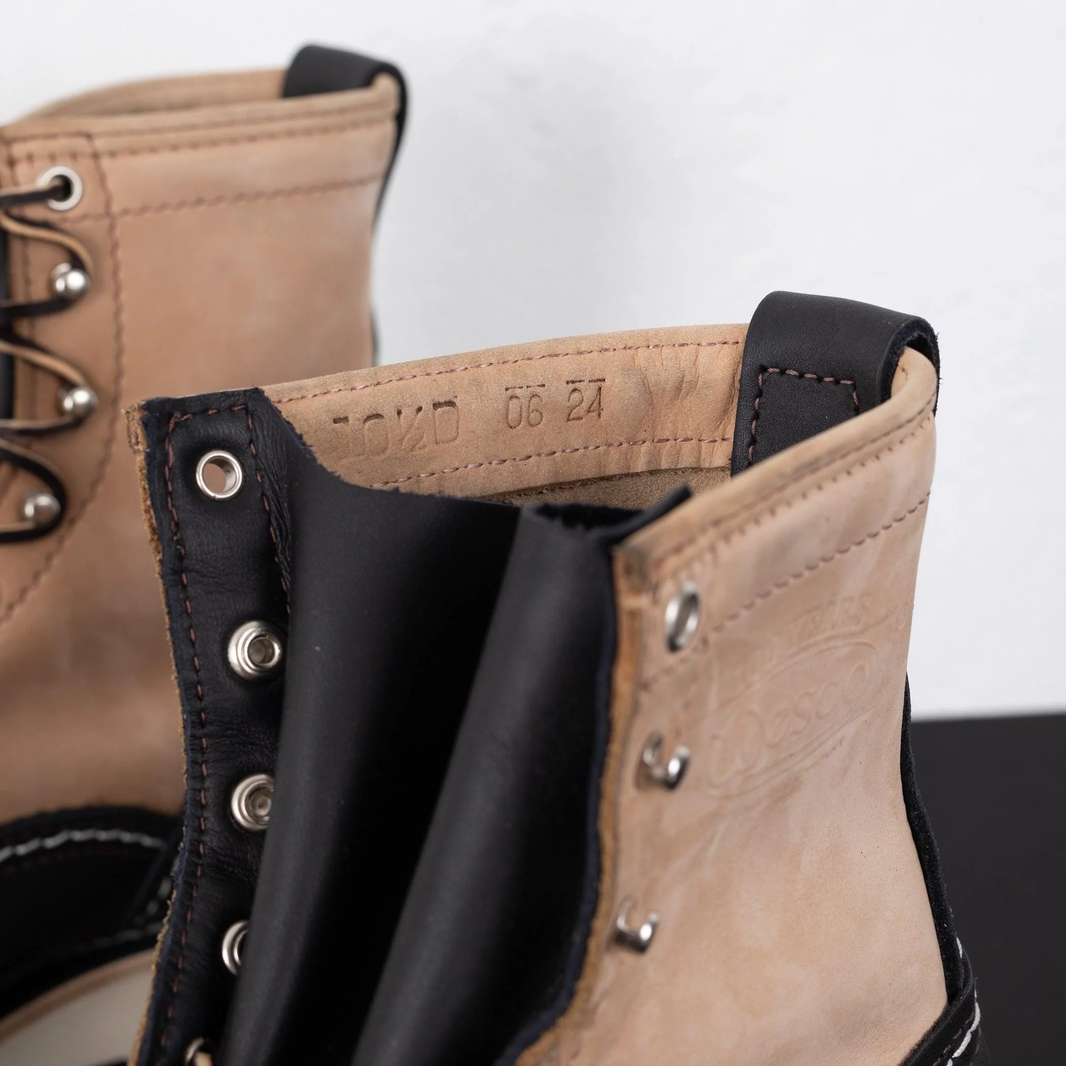 WE-BKBE1084014-NAT - Lace-To-Toe Custom JOBMASTER - Black/Natural - Image 10